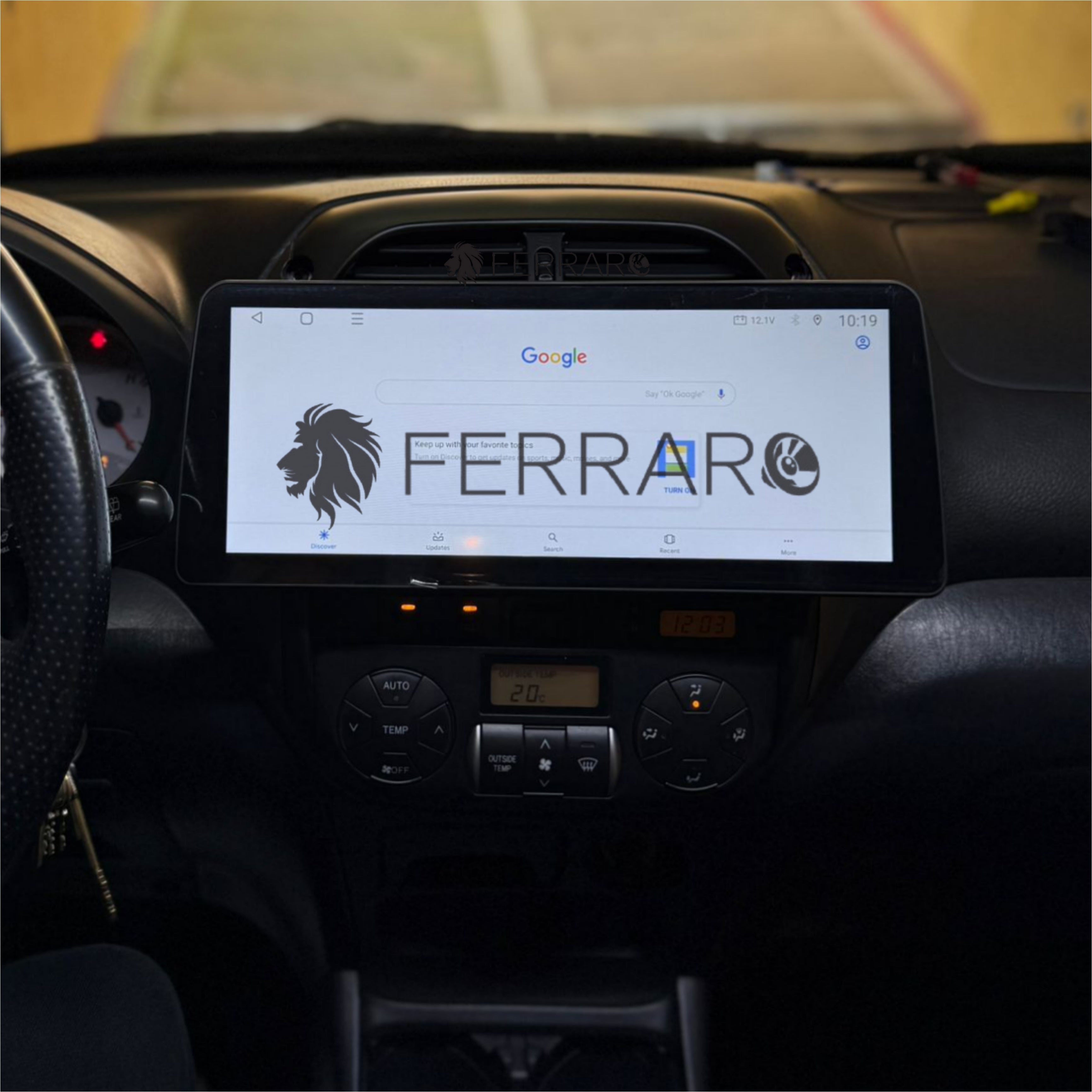 Autoradio per Toyota RAV4 12.3" | 2003-2005 | Android | Bluetooth | CarPlay | Android Auto | 4/64GB Ram