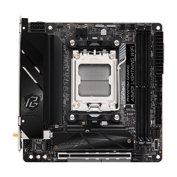 Asrock A620I Lightning WiFi AMD A620 Presa di corrente AM5 mini ITX