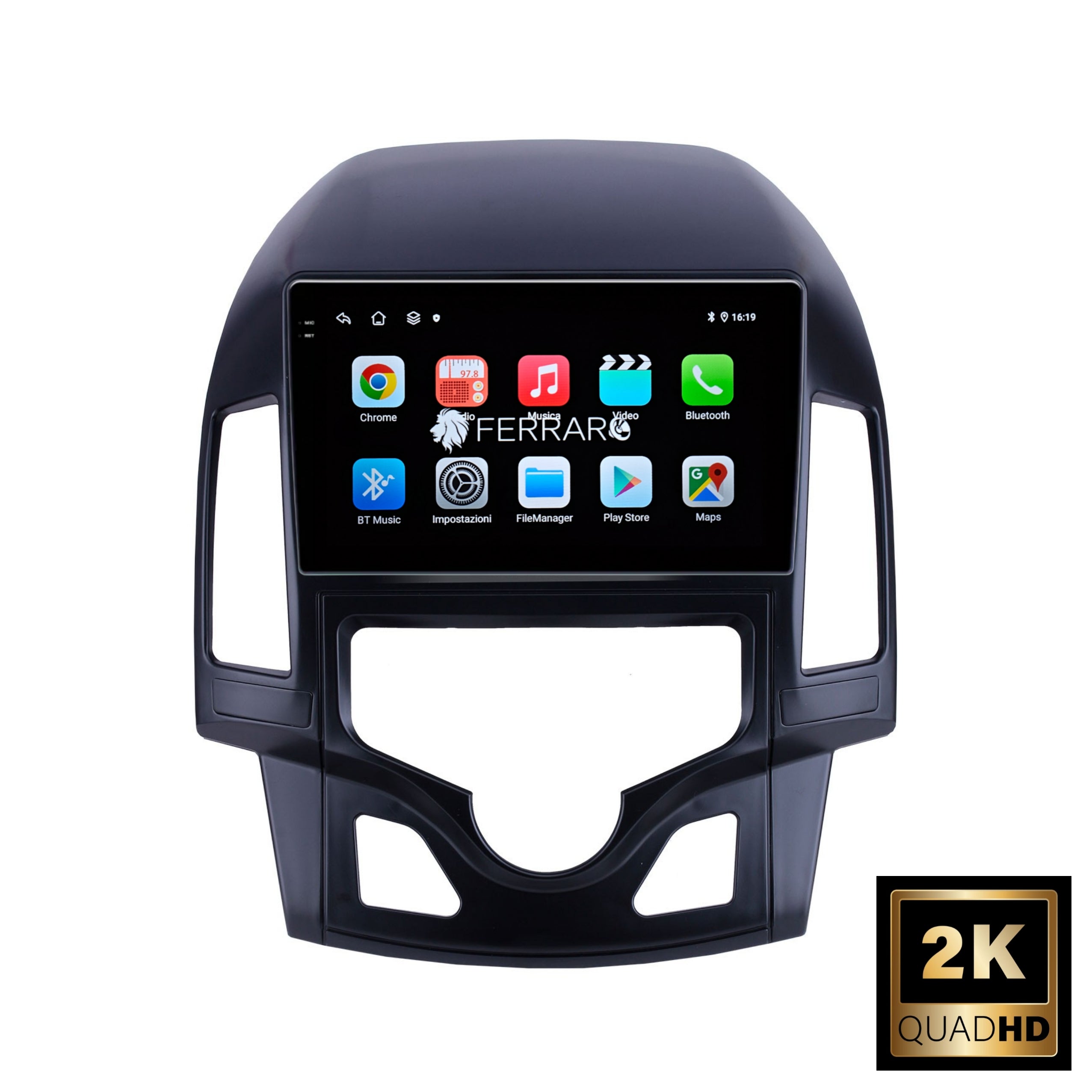 Autoradio per Hyundai i30 9" 2K | 2006-2011 | Android | Bluetooth | CarPlay | Android Auto | 12/256GB Ram