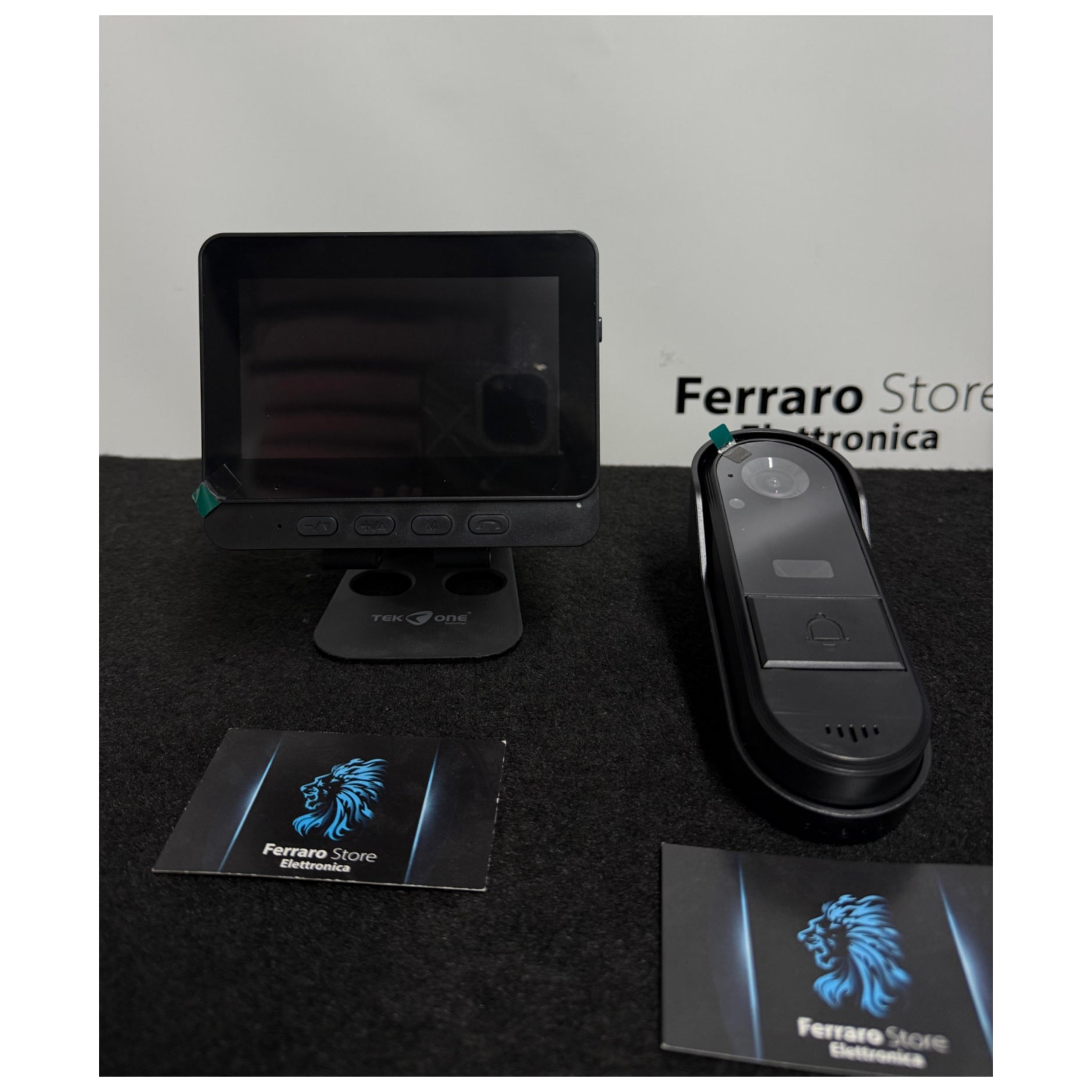 Videocitofono Smart Wifi, Audio, Monitor 4.3", Batteria Ricaricabile