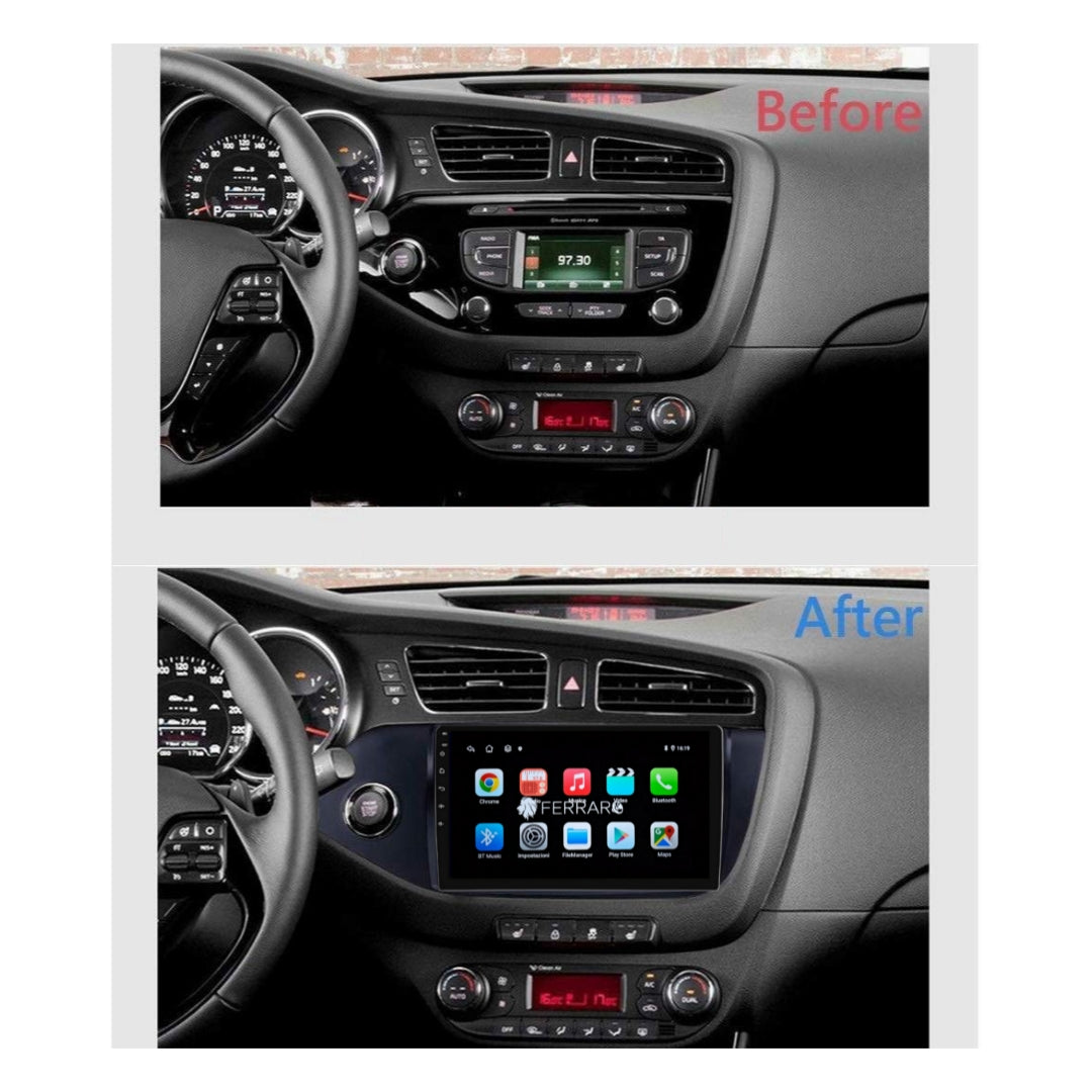 Autoradio per Kia Ceed 9" | 2012-2018 | Android | Bluetooth | CarPlay | Android Auto | 2GB/4GB/6GB/8GB Ram