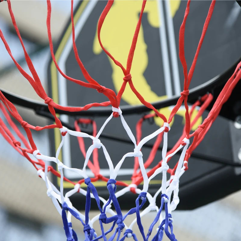 HOMCOM Canestro da Basket Altezza Regolabile in Acciaio con Base 112 × 74 × 365cm