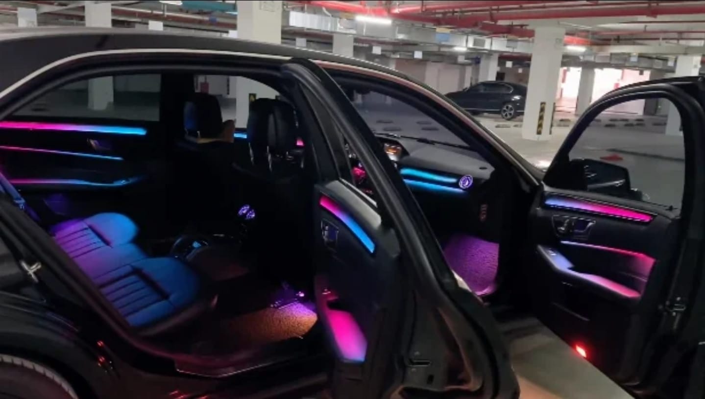 Ambient Light per Mercedes Benz Classe E W212, 256 Colori RGB