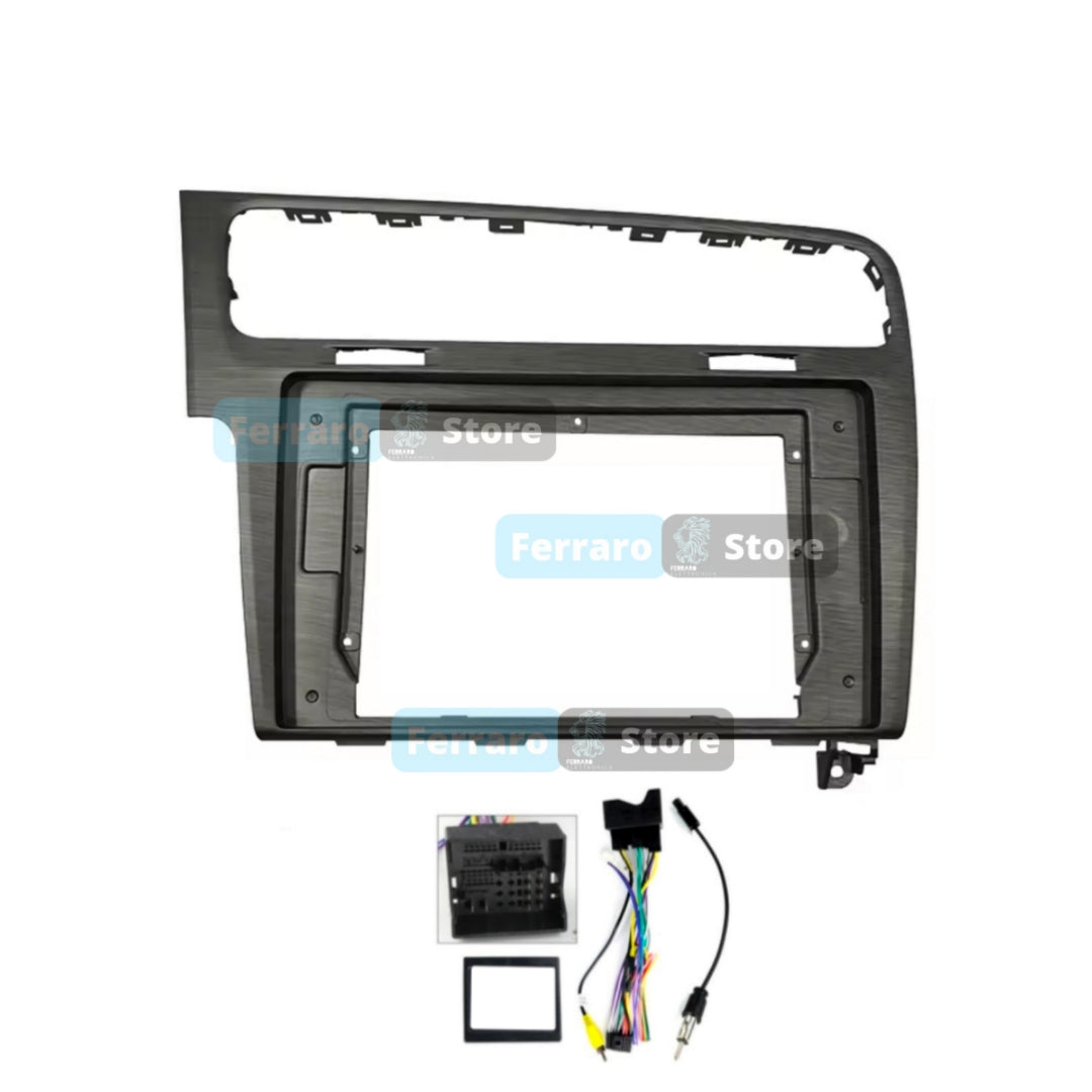 Kit Montaggio Autoradio 10.1"Pollici Volkswagen Golf MK7 (2012-2021) Mascherina, Cablaggio Autoradio Android