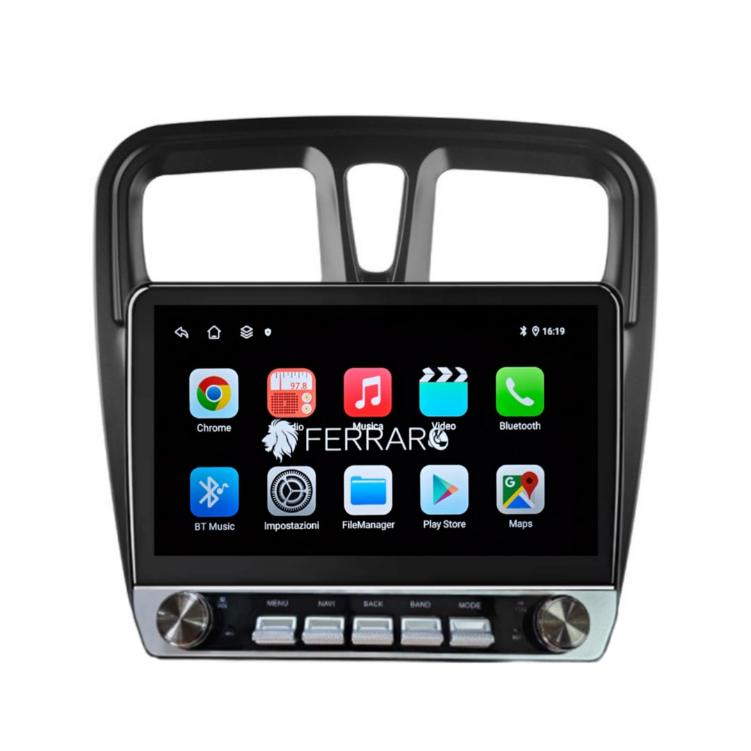 Autoradio per Logan | Sandero | Stepway Symbol 10" | Android | Bluetooth | CarPlay | Android Auto | 4/64GB Ram