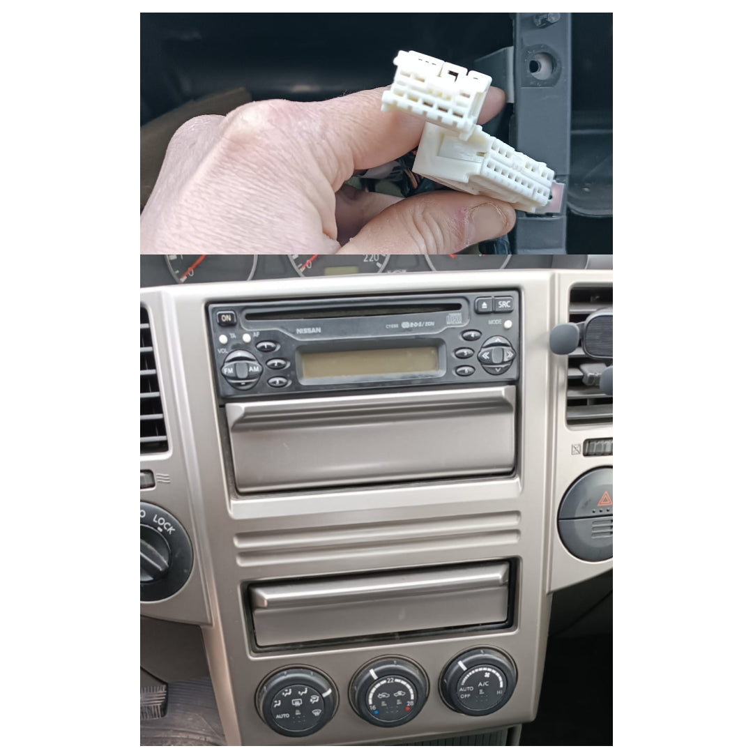 Kit Montaggio Autoradio 9"Pollici Nissan X-Trail T30 (2001-2006) Mascherina, Cablaggio Autoradio Android