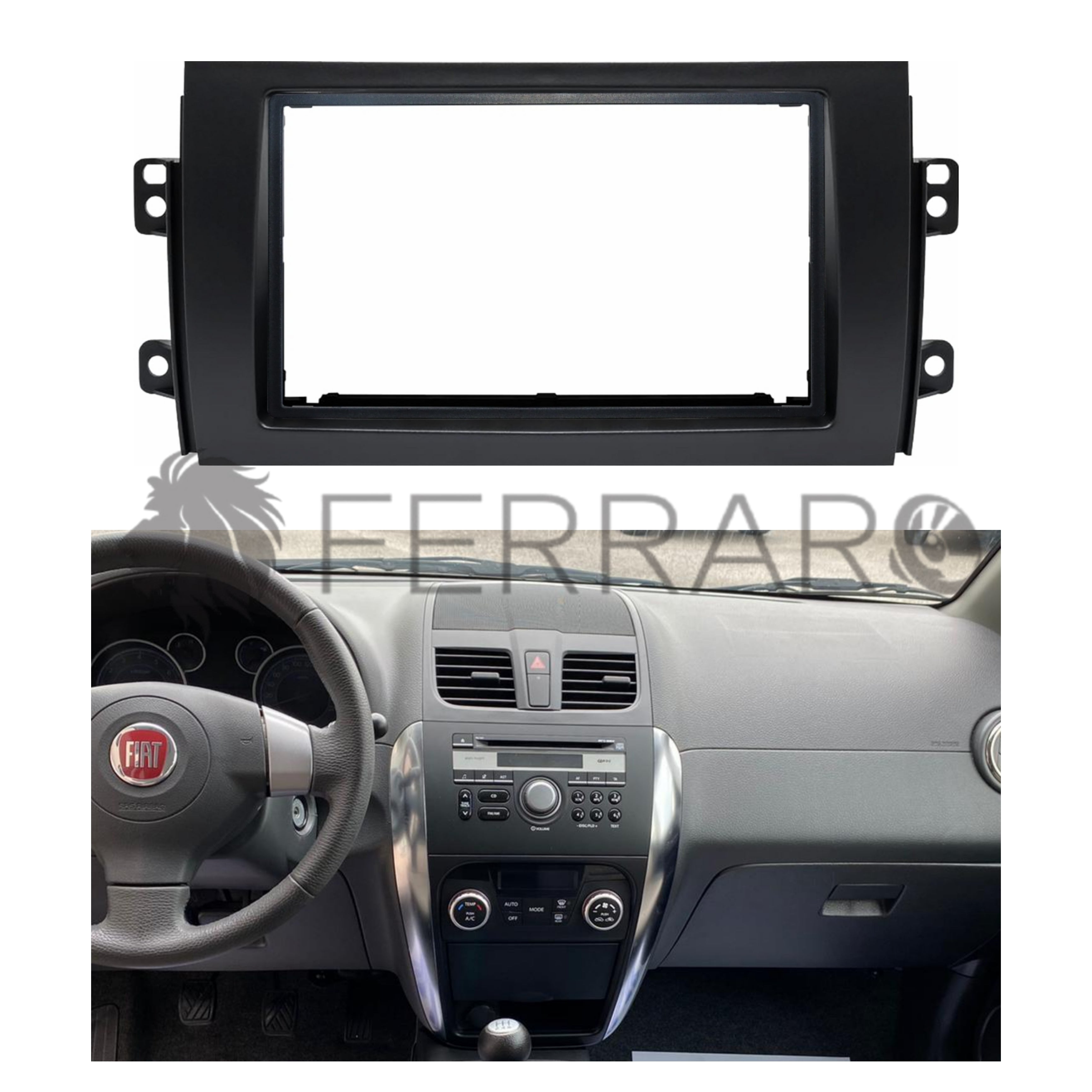 Mascherina 2DIN | Fiat Sedici, Suzuki SX-4 dal 2006>