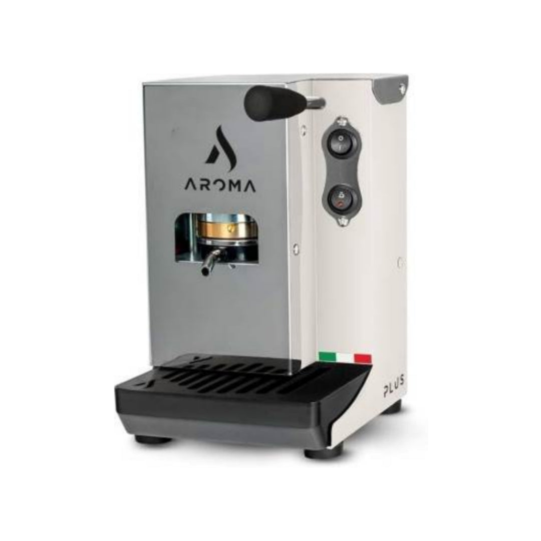 Aroma Plus Basic, Macchina da Caffè | Cialde 44mm, Bianco