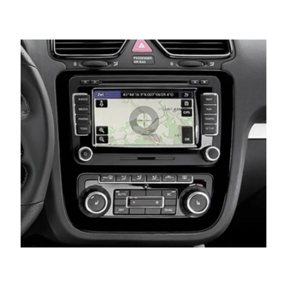 Kit Montaggio Autoradio 9"Pollici Volkswagen Scirocco (2008-2017) Mascherina, Cablaggio per Autoradio Android