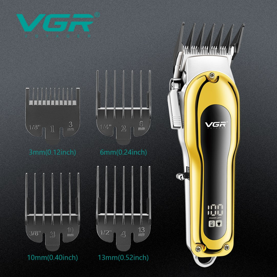 VGR, Tagliacapelli Professionale, Display LED, V-680