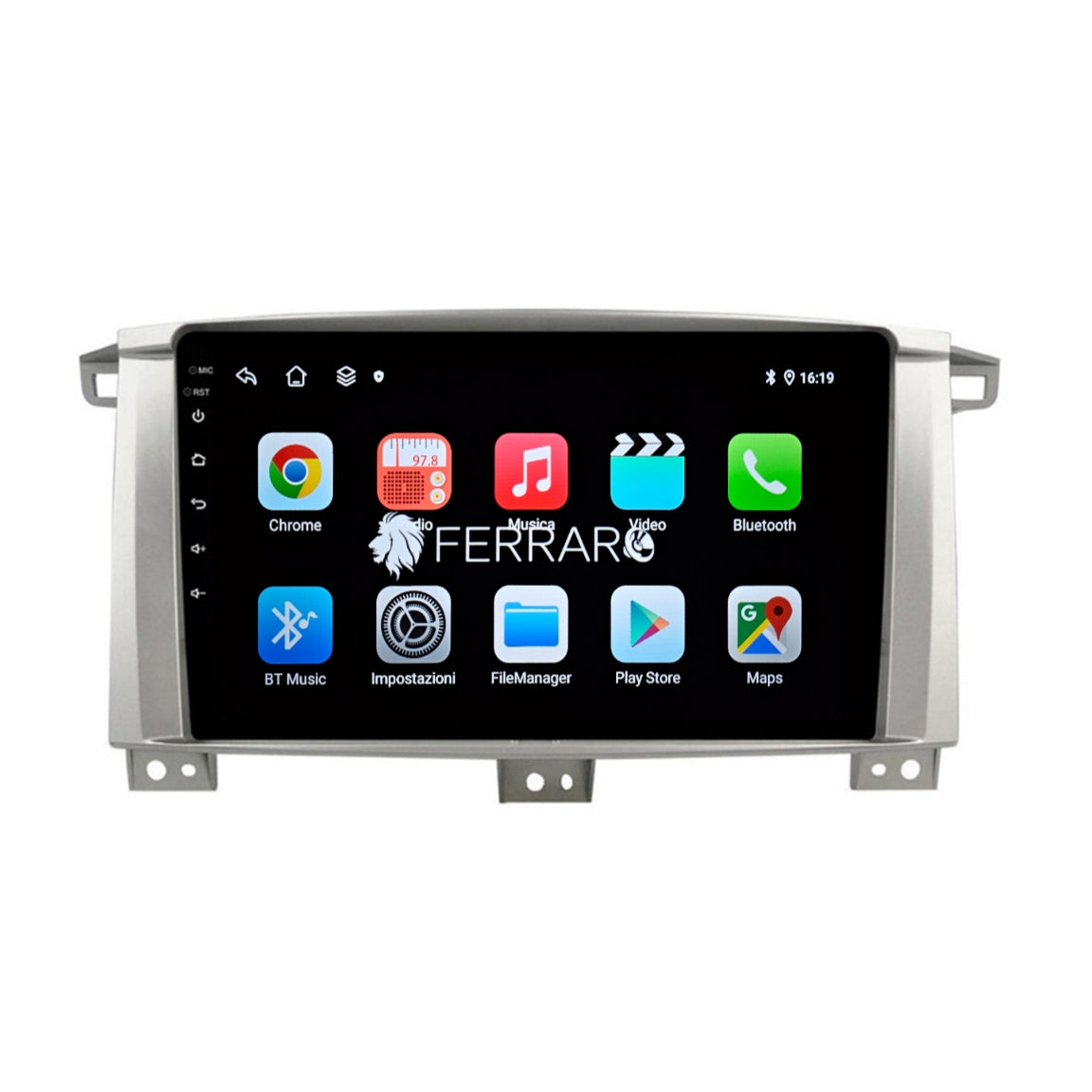 Autoradio per Toyota Land Cruiser LC100 9" | 2002-2007 | Android | Bluetooth | CarPlay | Android Auto | 2GB/4GB/6GB/8GB Ram