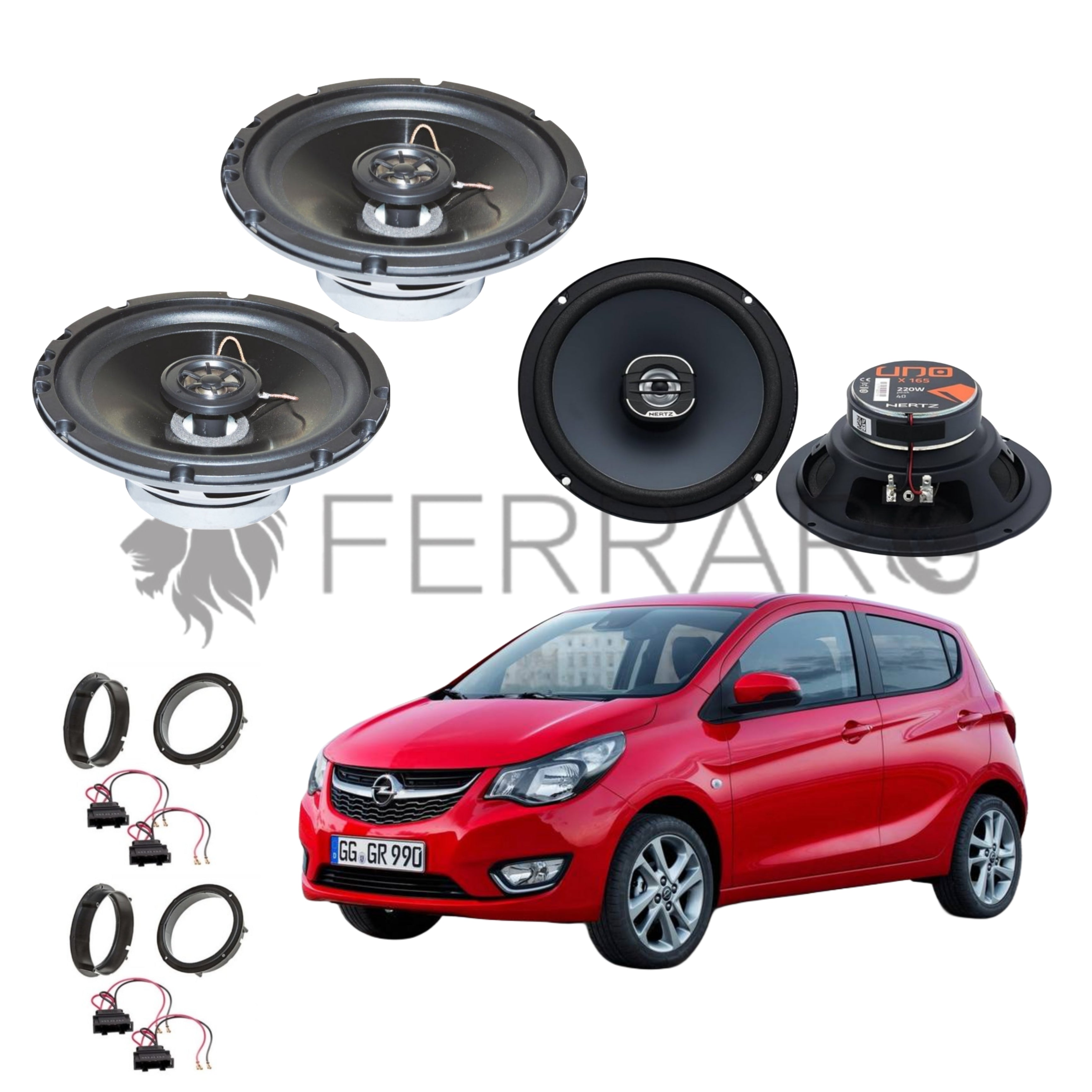 FerraroStore Kit 4 Casse | X 165 | ASC-652PC | Ant/Post | Opel Karl