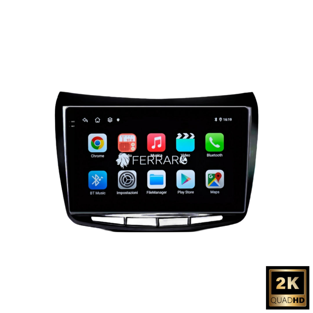Autoradio per Lancia Delta 9" 2K | 2008-2014 | Android | Bluetooth | CarPlay | Android Auto | 12/256GB Ram