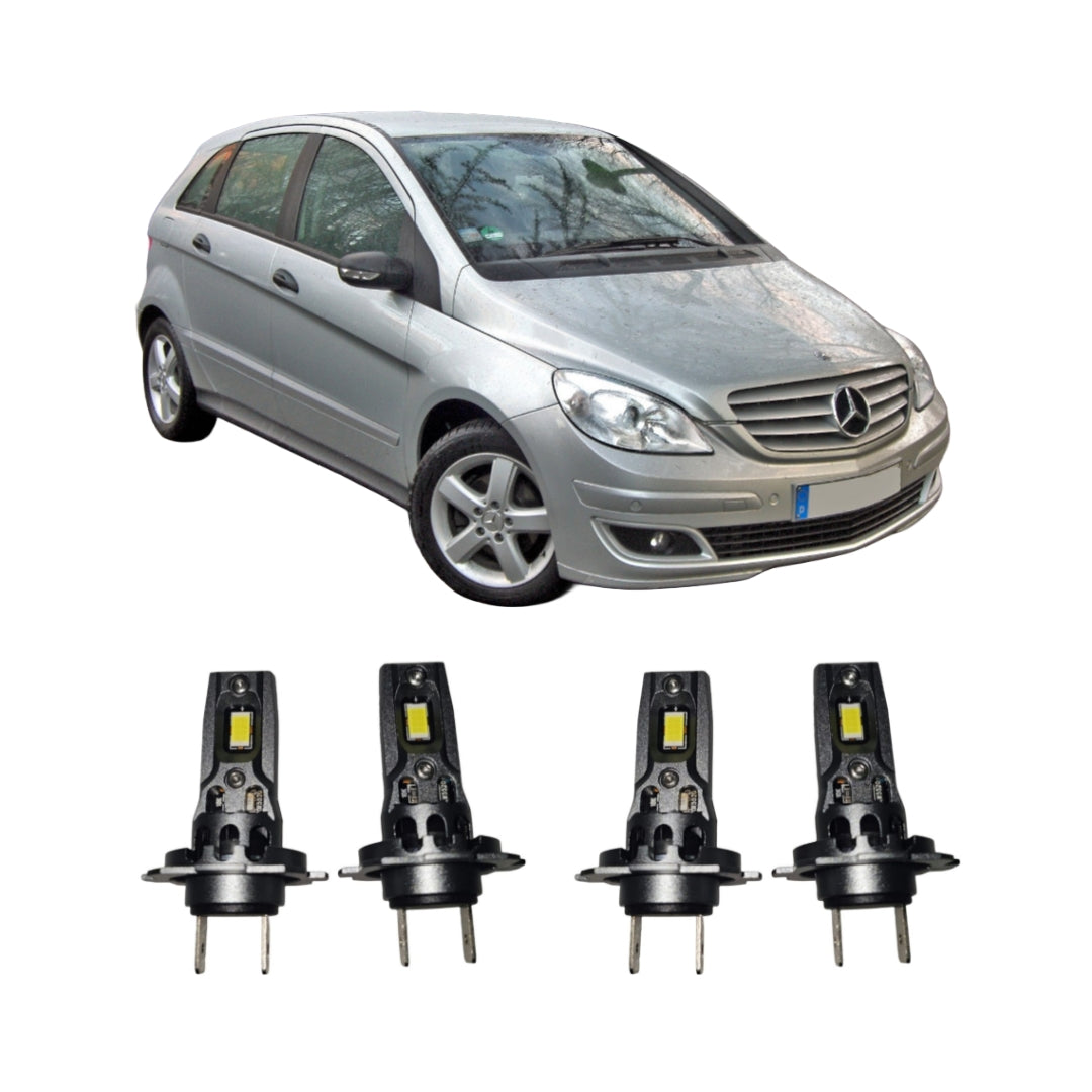 Conversione Fari FULL LED, Mercedes Classe B W245, Led H7 + Led H7