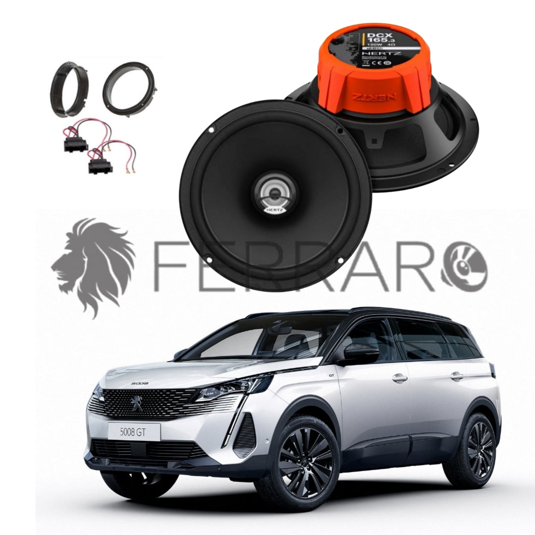 Hertz Kit 2 Casse | DCX 165.3 | Anteriori | Peugeot 5008 2ª Serie (Dal 2016>)