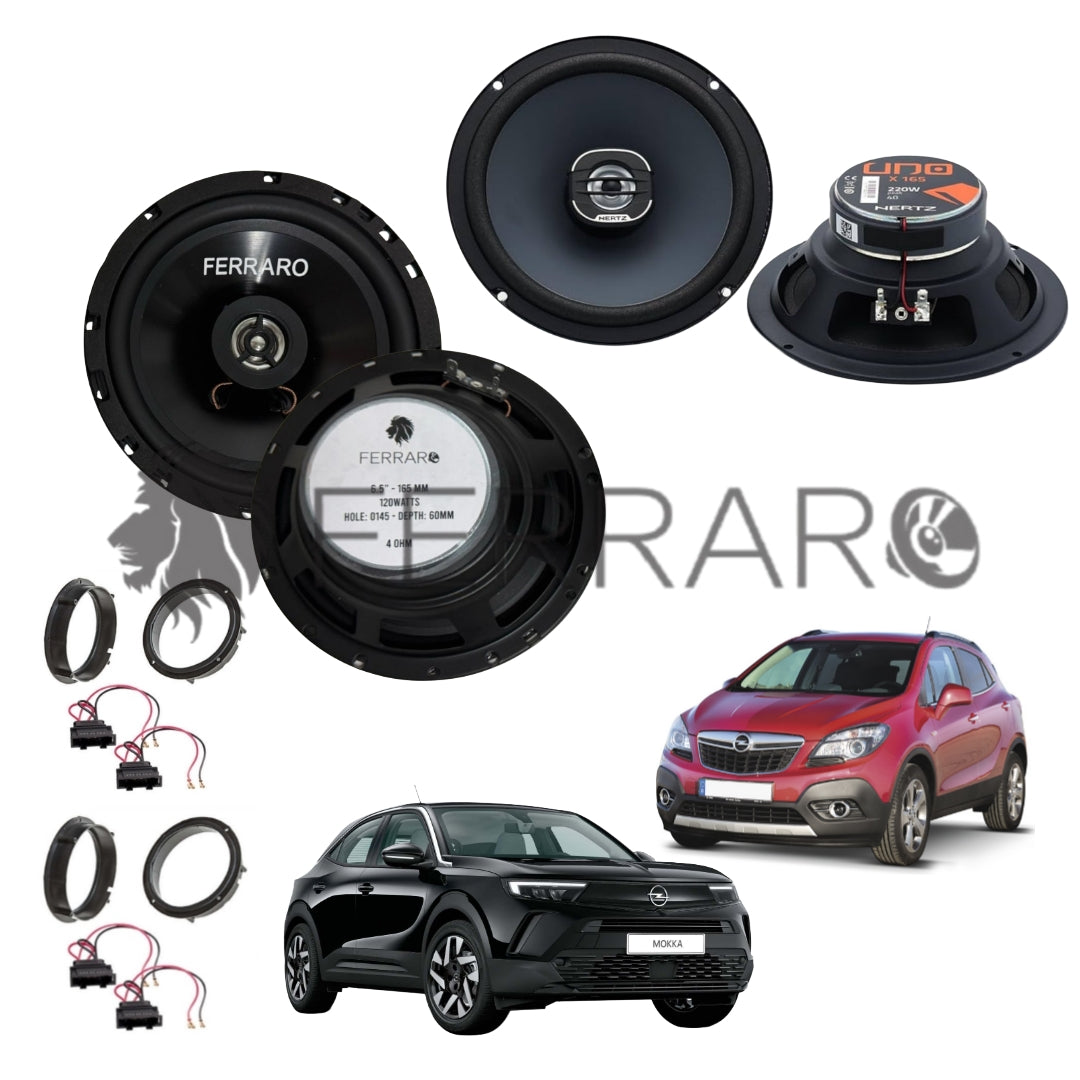 FerraroStore Kit 4 Casse | X 165 | ASC-652PC | Ant/Post | Opel Mokka (2012-2024)