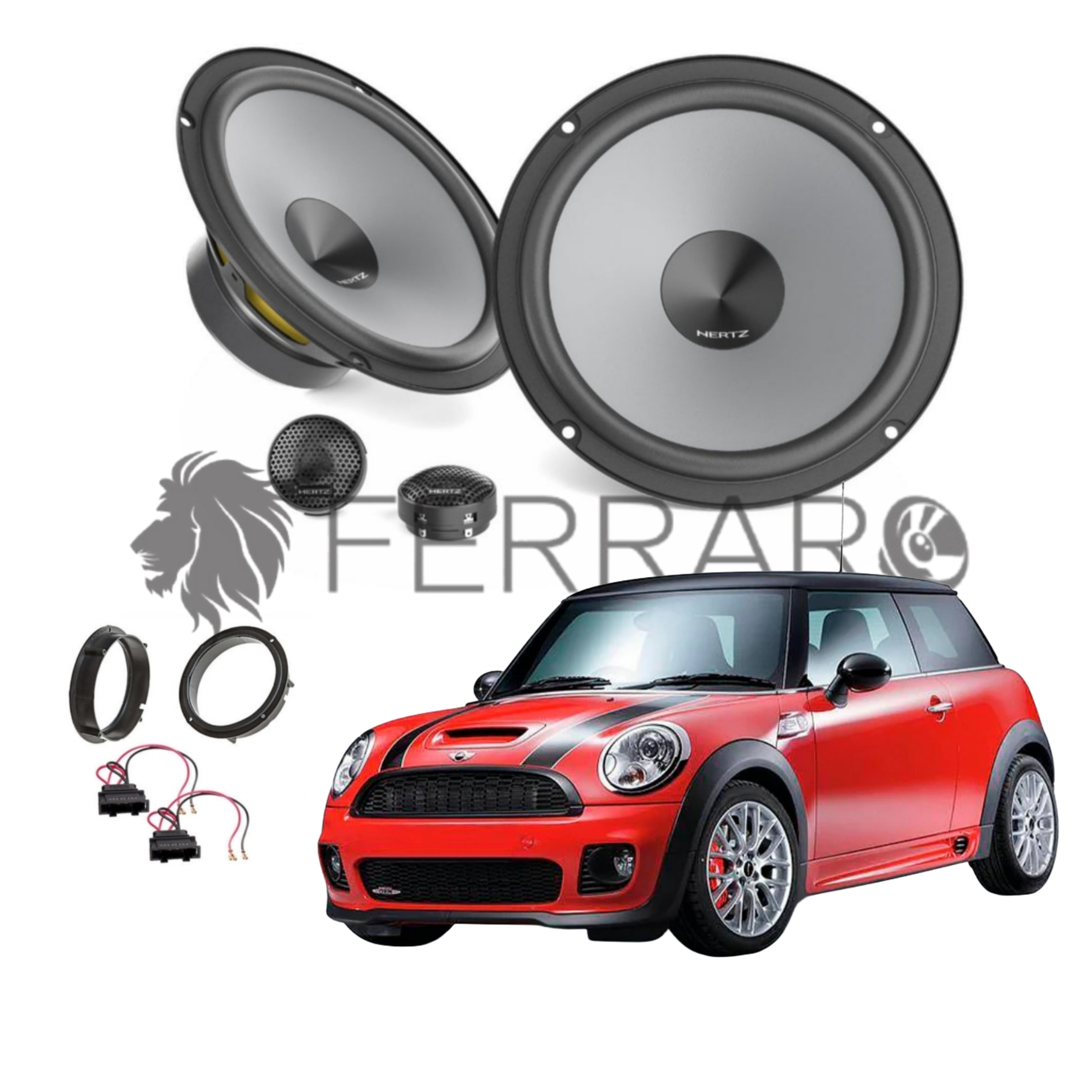 Hertz Kit 4 Casse | K 165 | Anteriori | Mini Cooper S/Cabrio/One