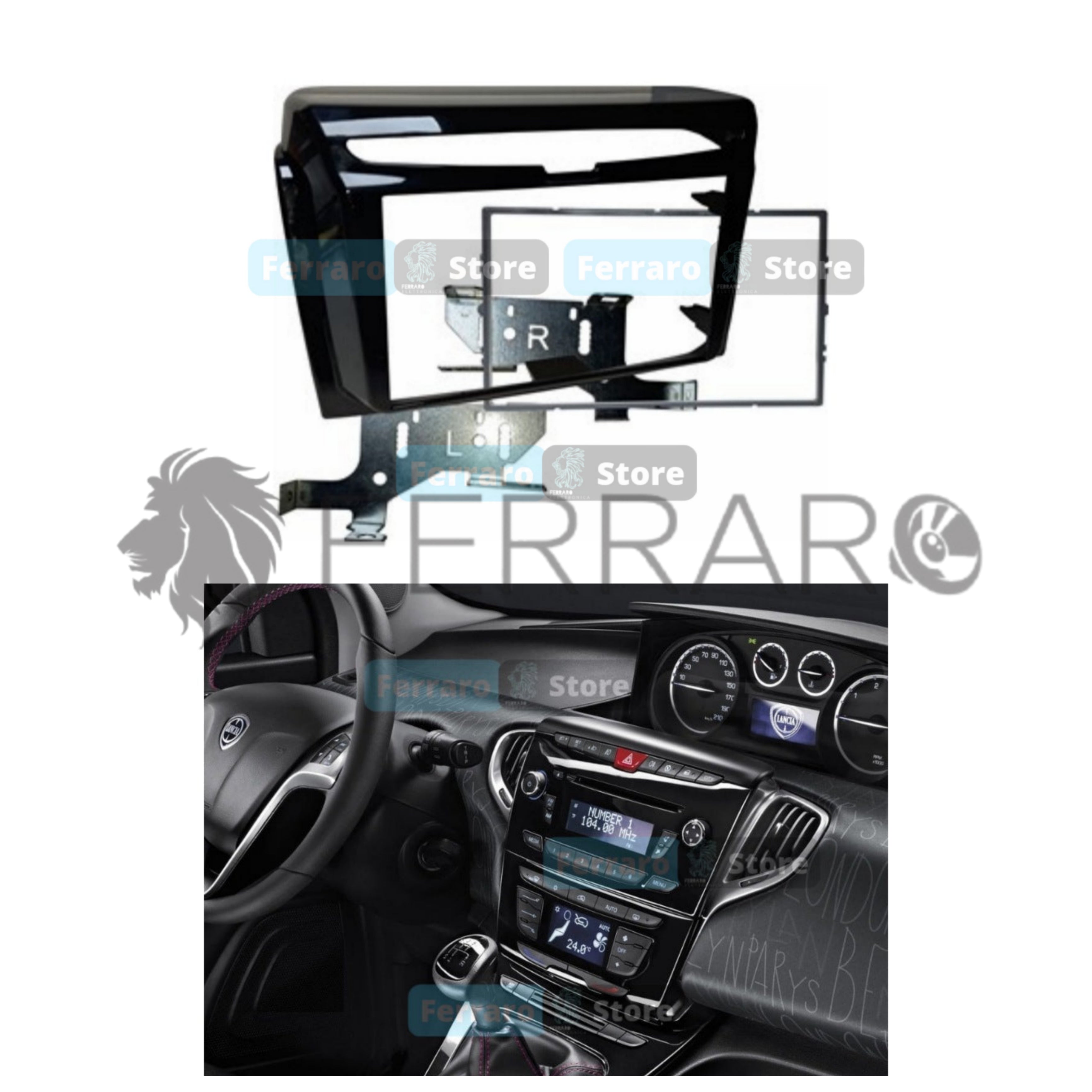 Mascherina 2DIN | Lancia Y (2012-2022)