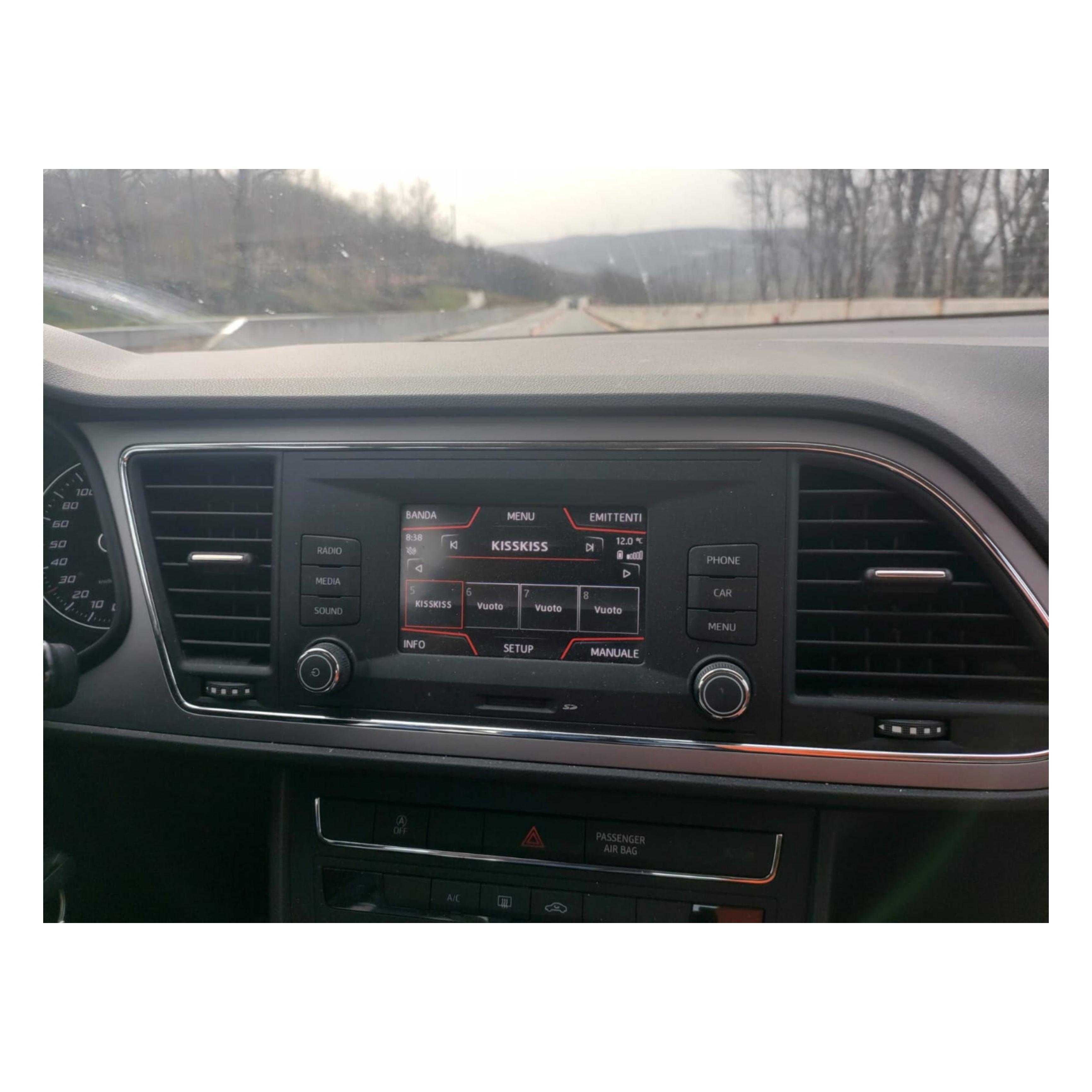 Kit Montaggio Autoradio 9"Pollici Seat Leon 3 5F (2013-2019), Mascherina, Cablaggio per Autoradio Android