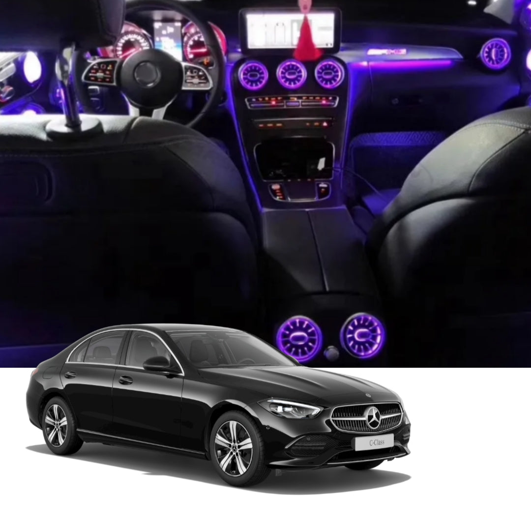 Ambient Light Areazione per Mercedes GLC X253, Classe C W205, 64 Colori RGB