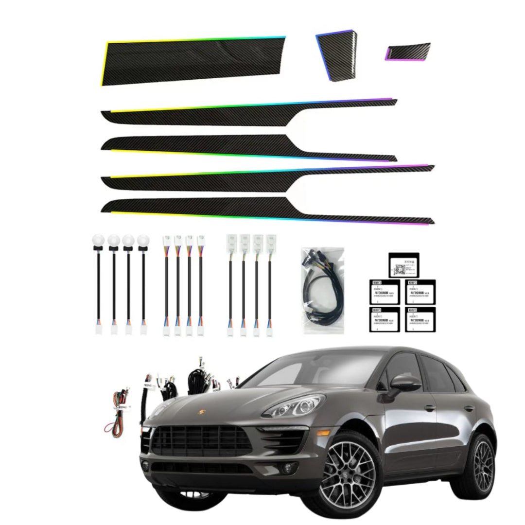 Ambient Light per Porsche Macan (2014-2024), 64 Colori RGB