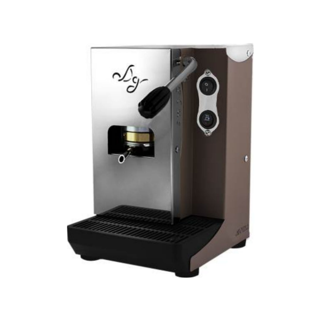 Aroma Plus Basic, Macchina da Caffè | Cialde 44mm, Tortora