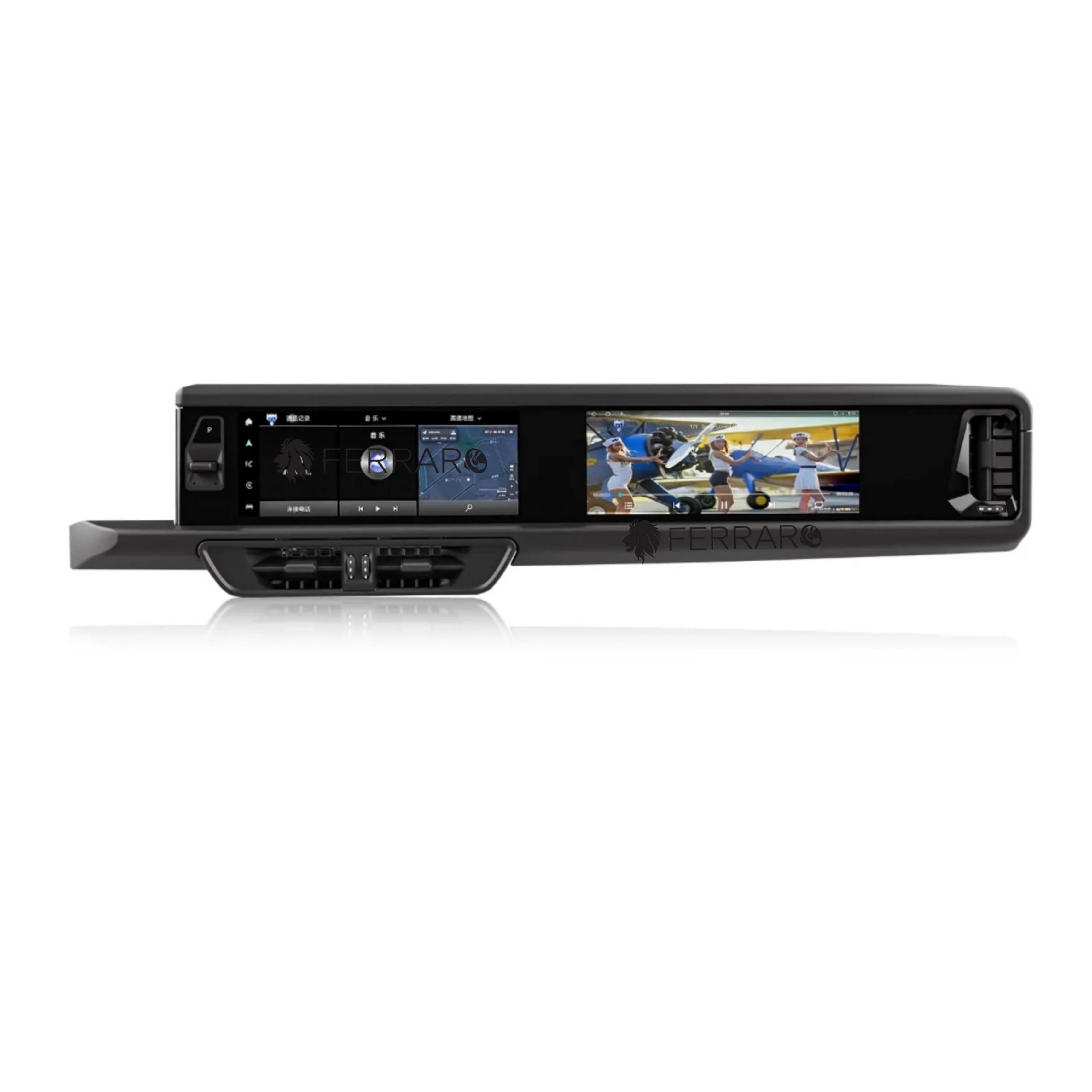 Autoradio per Porsche Cayenne 12.3" + 12.3" | 2010-2017 | Android | Bluetooth | CarPlay | Android Auto | 6/128GB Ram