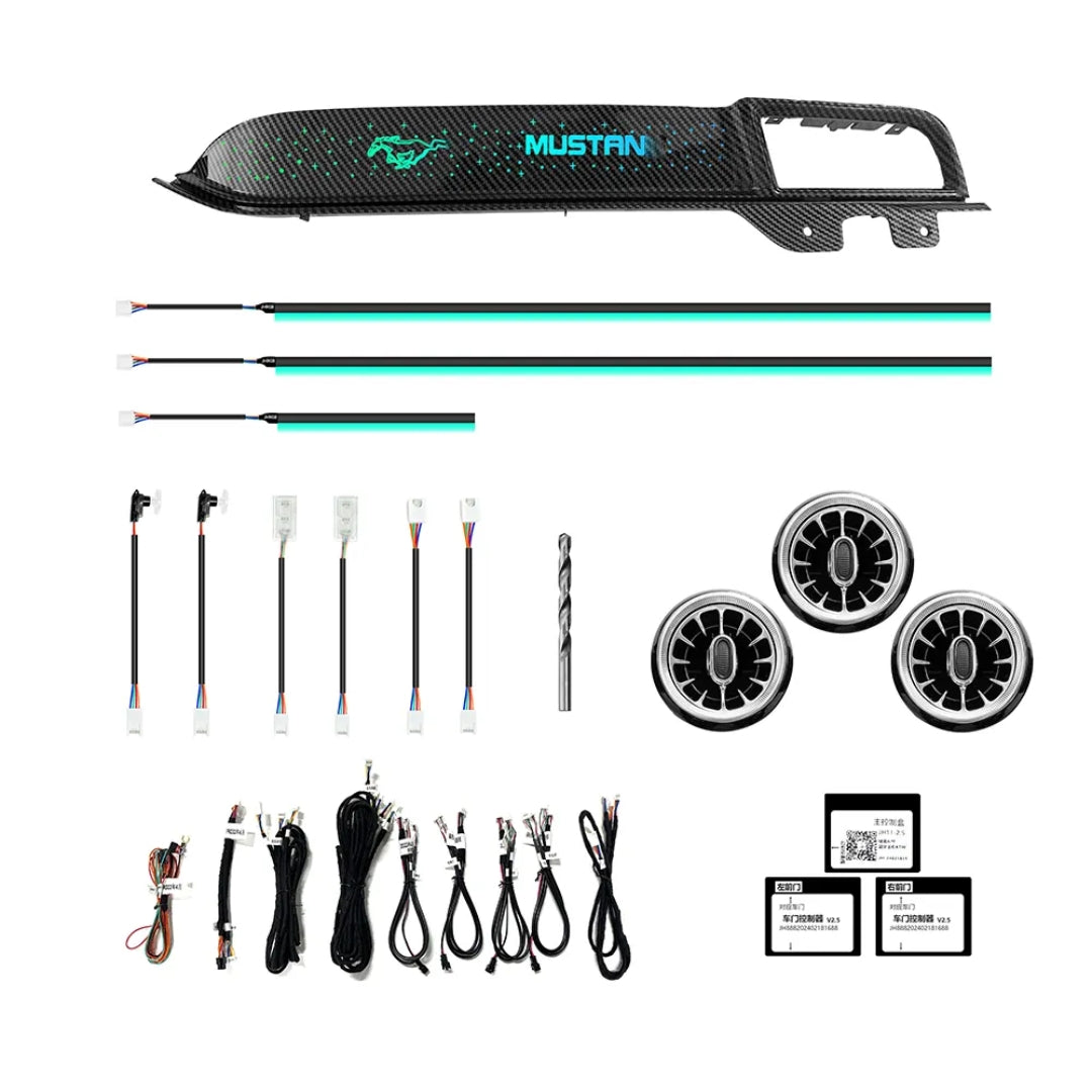 Ambient Light per Ford Mustang (2015-2023), 256 Colori RGB