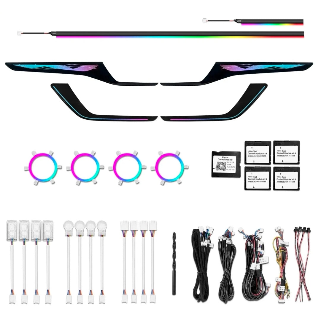 Ambient Light per Ford Focus (2018-2022), 256 Colori RGB