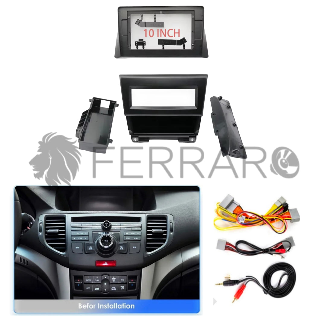 Kit Montaggio Autoradio 10.1"Pollici Honda Accord 8 (2008-2015) Mascherina, Cablaggio Autoradio Android