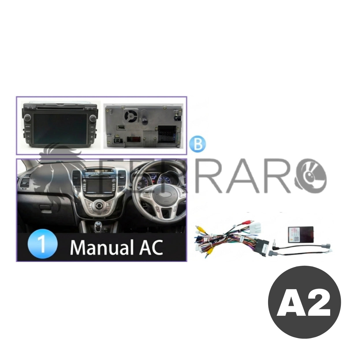 Autoradio per Hyundai IX20 7" | Android, Bluetooth, CarPlay, Android Auto, 2GB/4GB/6GB/8GB Ram