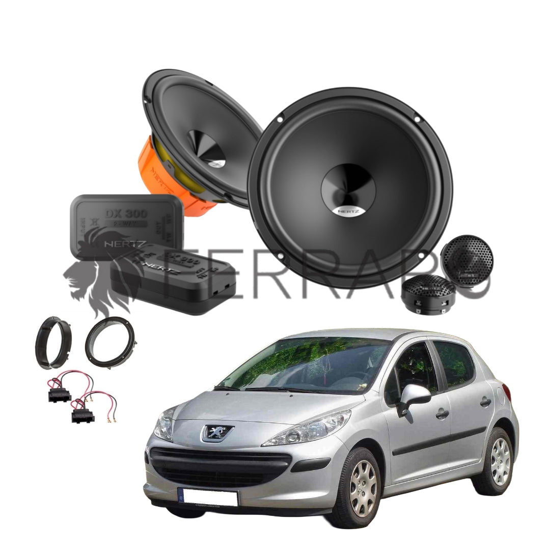 Hertz Kit 4 Casse | DSK 165.3 | Ant o Post | Peugeot 207 dal 2006>