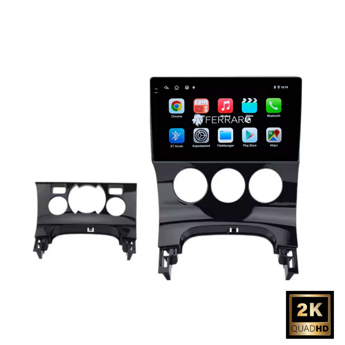 Autoradio per Peugeot 3008 9" 2K | 2009-2015 | Android | Bluetooth | CarPlay | Android Auto | 12/256GB Ram