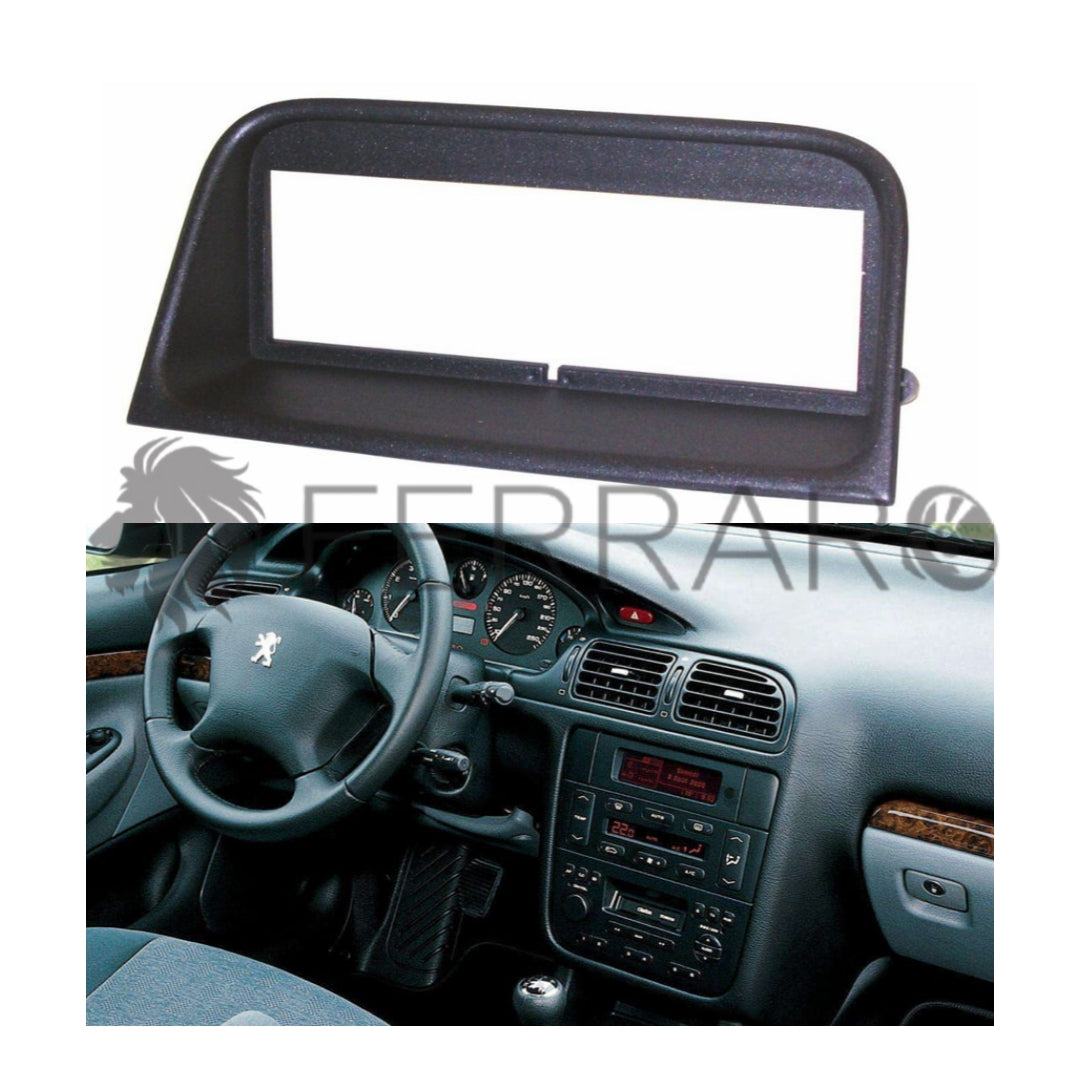 Car radio cover, 1DIN, Peugeot 406