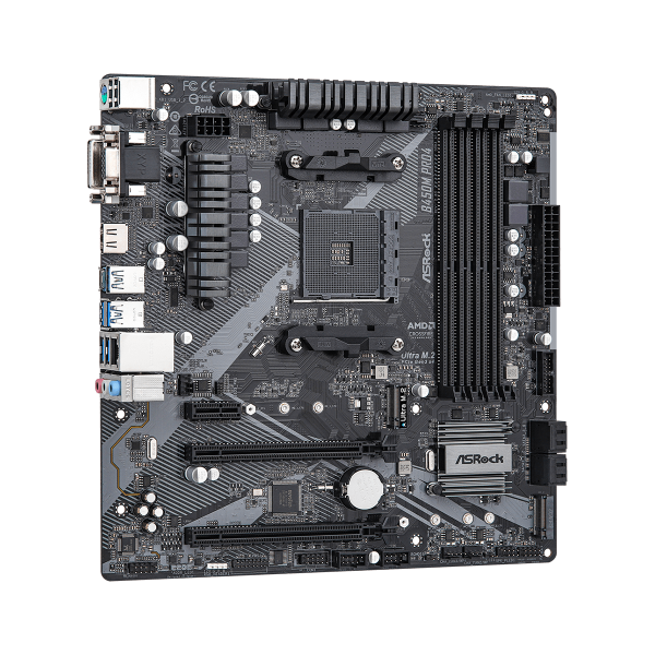 Asrock B450M Pro4 R2.0 AMD B450 Presa AM4 micro ATX