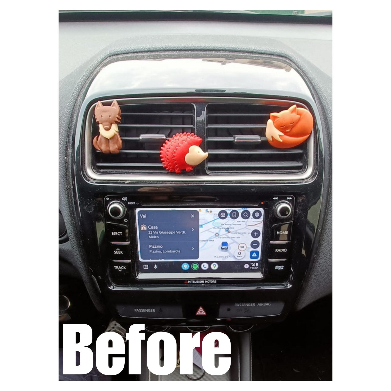 Autoradio per Mitsubishi ASX 9" 2K | 2016-2019 | Android | Bluetooth | CarPlay | Android Auto | 12/256GB Ram