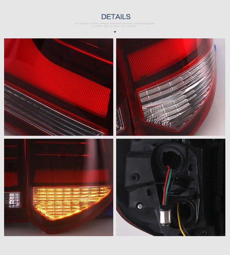 Fanali Posteriore Completo per Toyota Fortuner (2011-2015) a LED