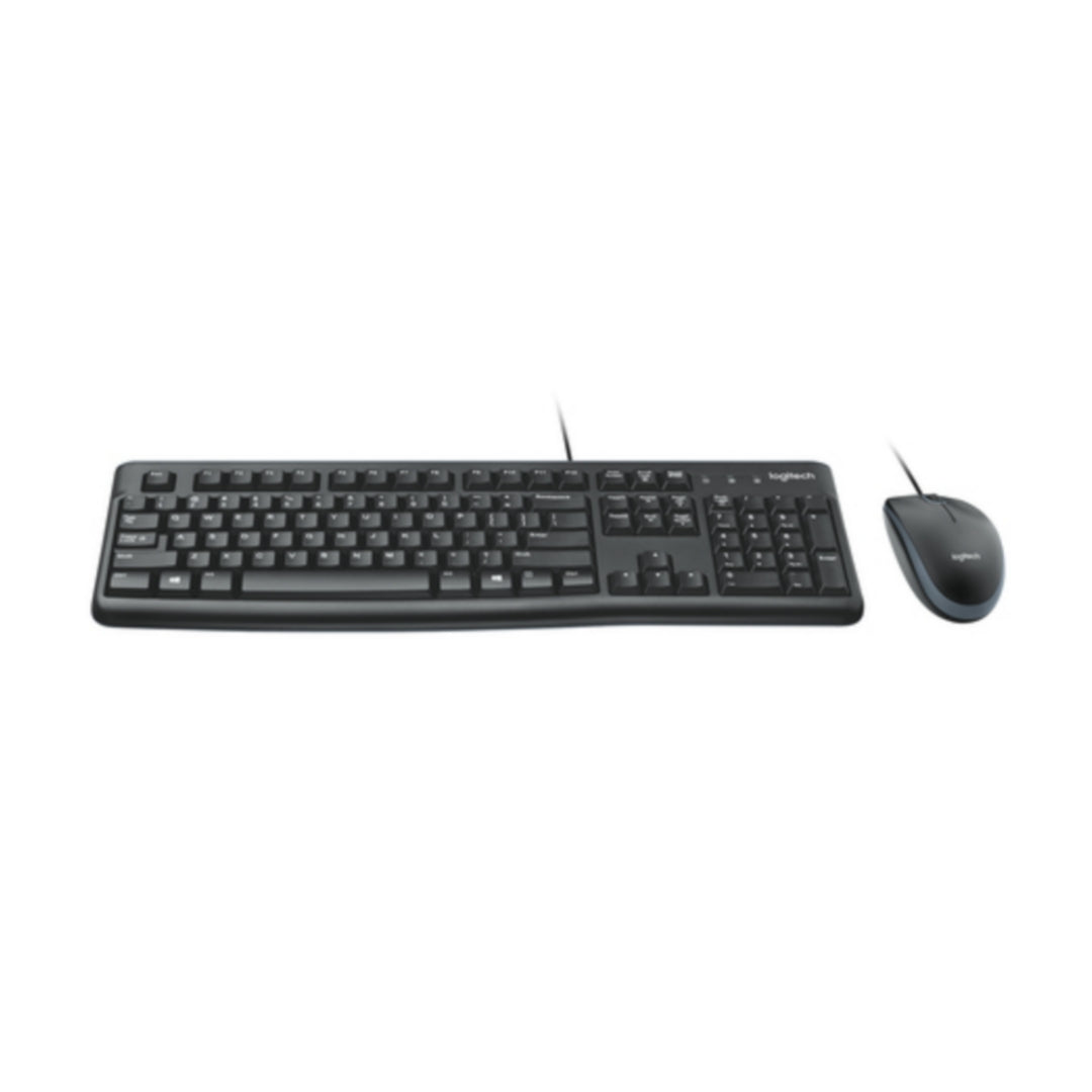 Logitech Tastiera + Mouse | USB, Nero, MK120 920-002543