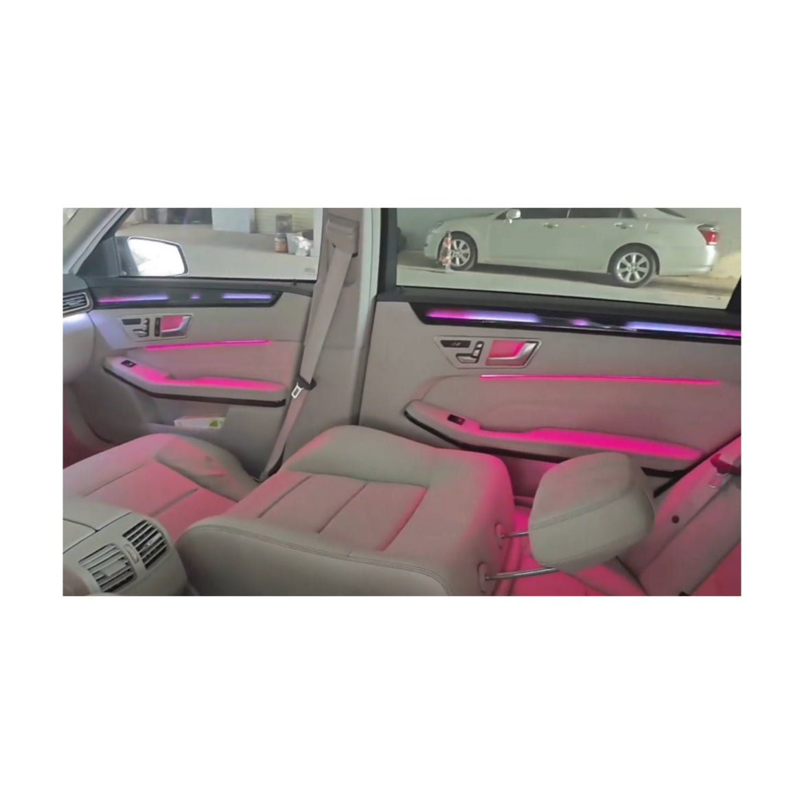 Ambient Light per Mercedes Classe E W212 (2009-2016), 64 Colori RGB