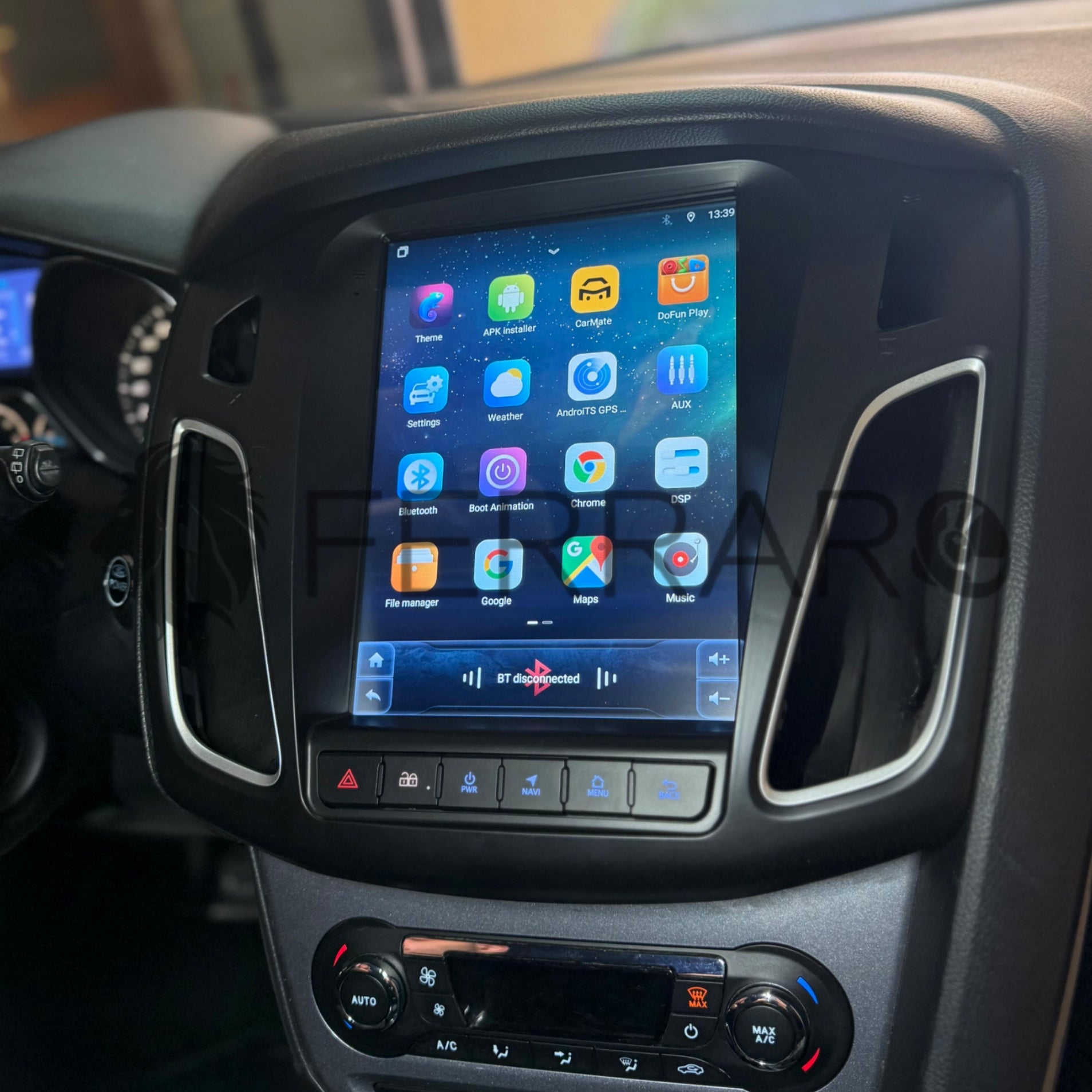 Autoradio per Ford Focus 3 9.7" | 2011-2018 | Android | Bluetooth | CarPlay | Android Auto | Modello Tesla | 4GB/8GB Ram