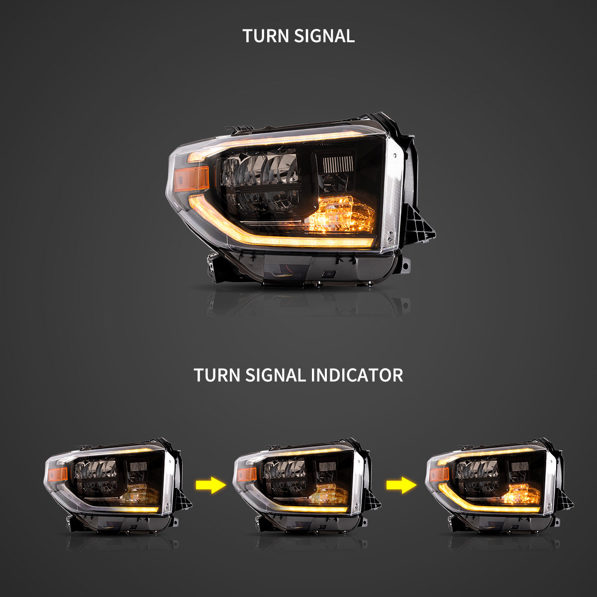 Fanali Anteriore Completo per Toyota Tundra (2014-2021) a LED