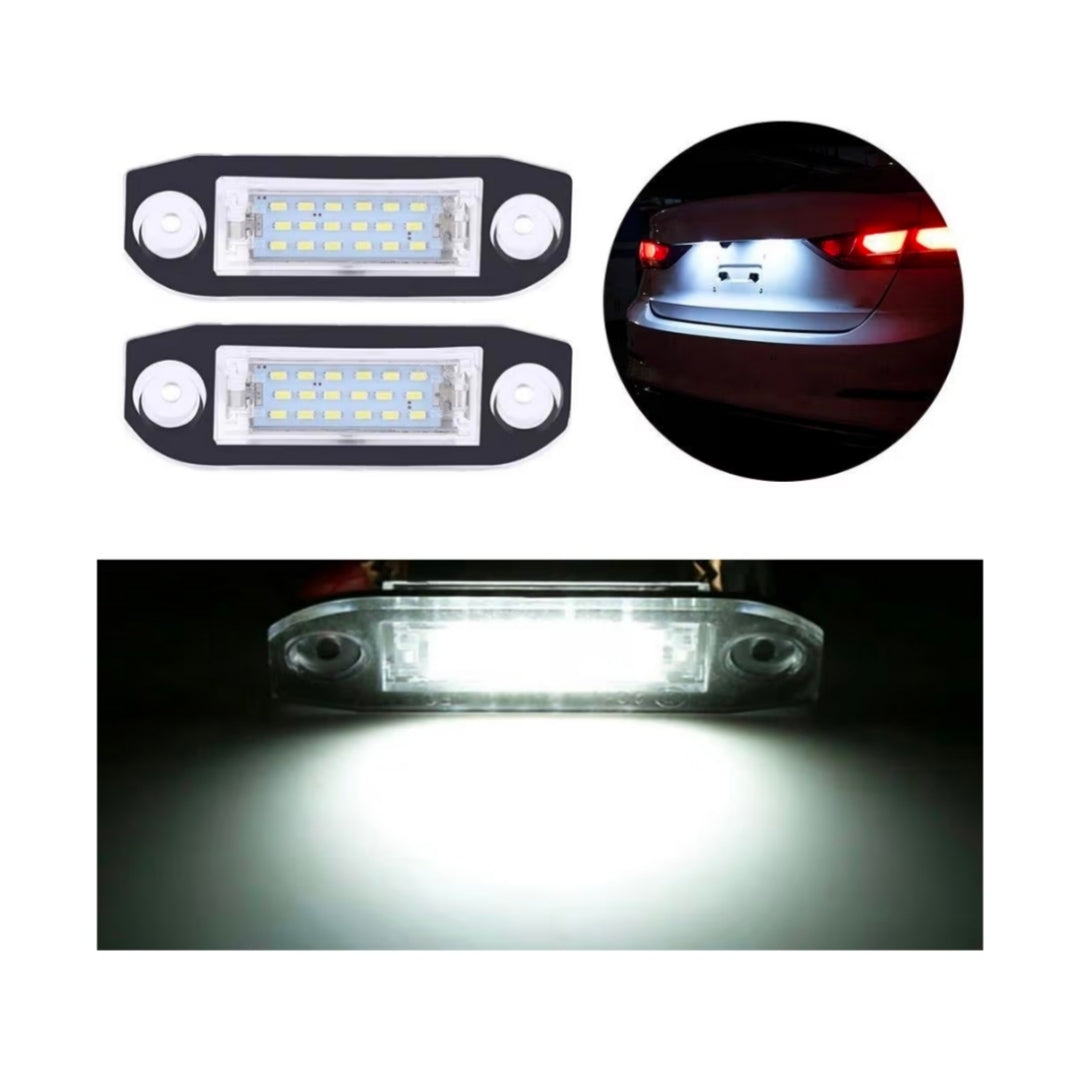Set Luci Targa a Led per Volvo (Compatibilità in Descrizione), Plug and Play