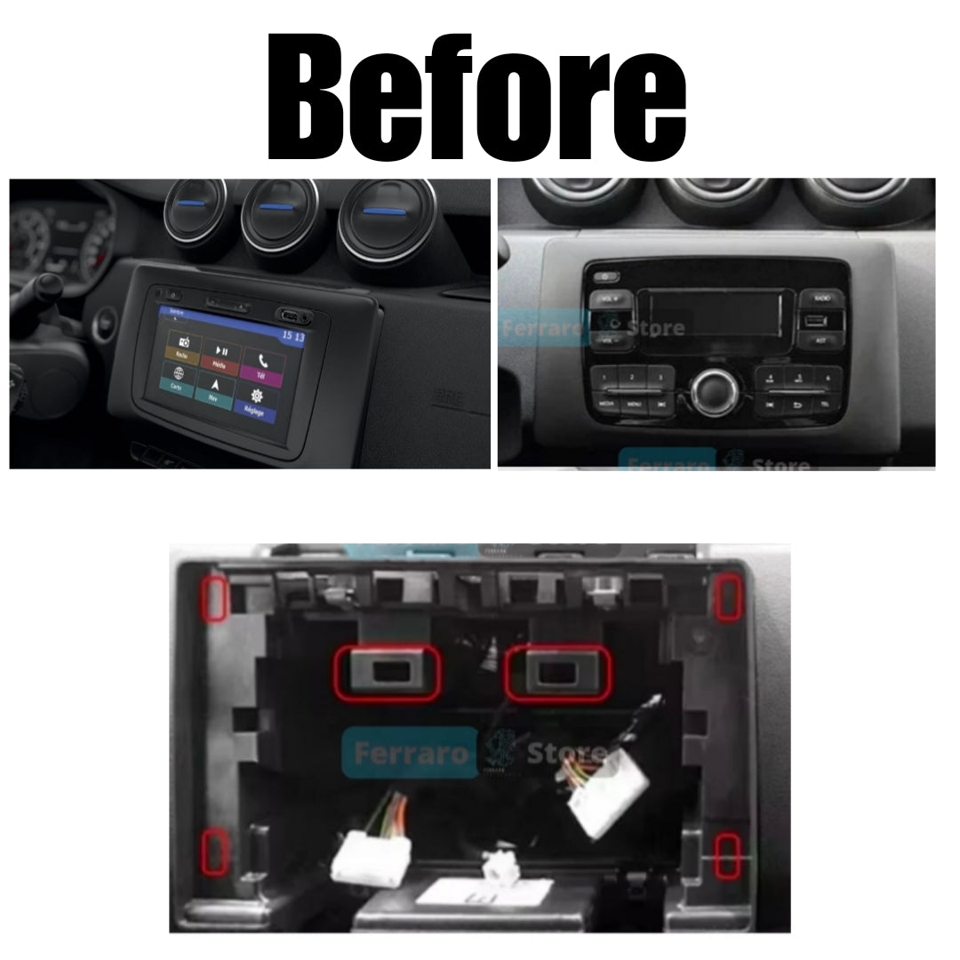 Autoradio per Renault Arkana | Duster 11.8" 2K | 2018-2024 | Android | Bluetooth | CarPlay | Android Auto | 4/64GB Ram