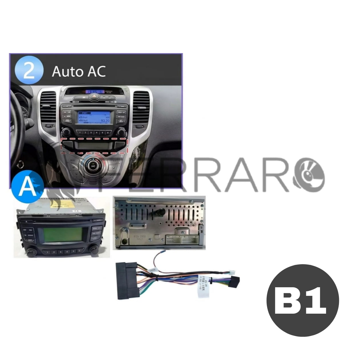 Autoradio per Hyundai IX20 7" | Android, Bluetooth, CarPlay, Android Auto, 2GB/4GB/6GB/8GB Ram