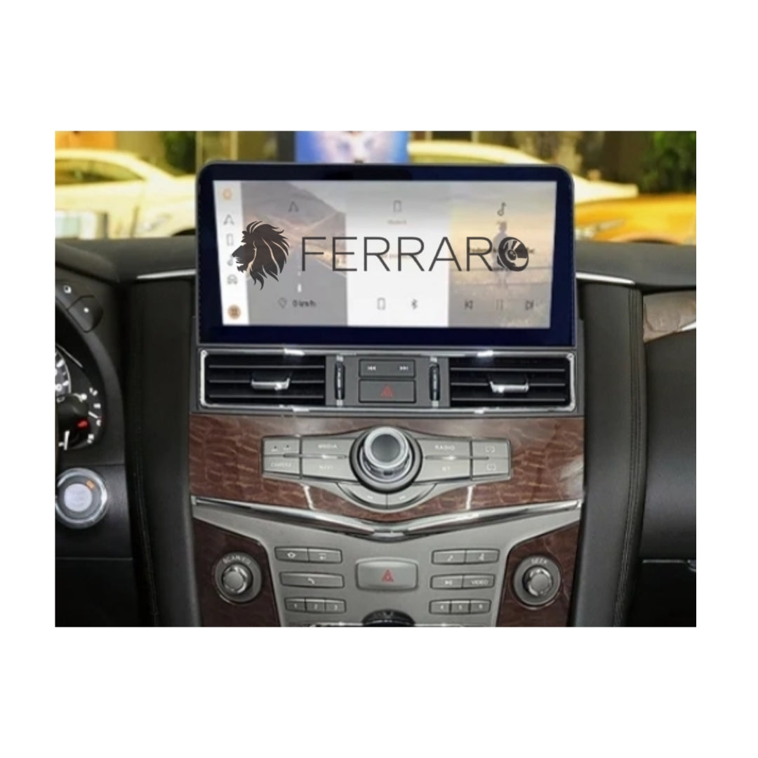 Autoradio per Nissan Armada Patrol Y62 | Infiniti QX80 12.3" | 2010-2020 | Android | Bluetooth | CarPlay | Android Auto | 4/64GB Ram