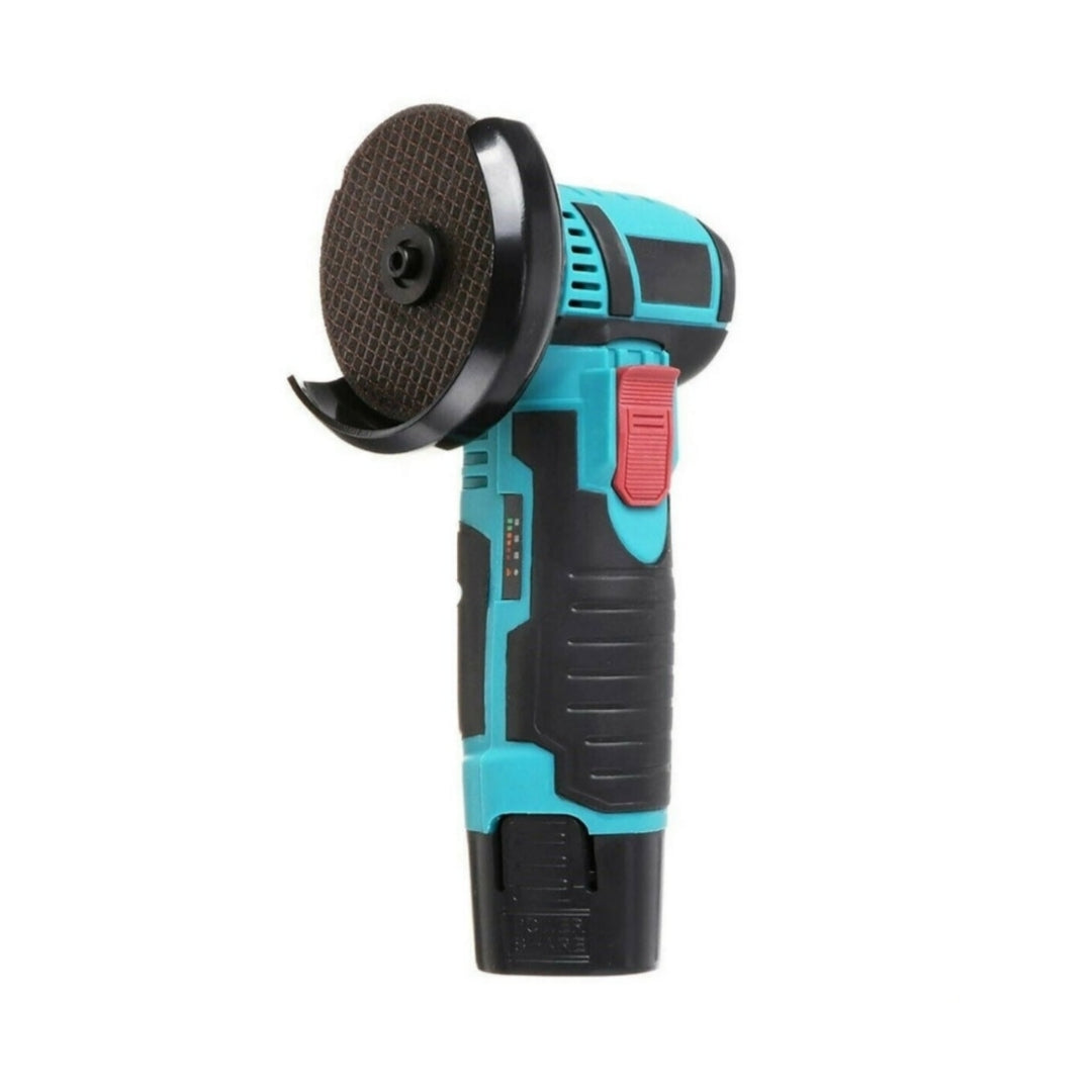 Mini Flex Angle Grinder - 76mm, 12V Dual Battery, COMPLETE KIT Case
