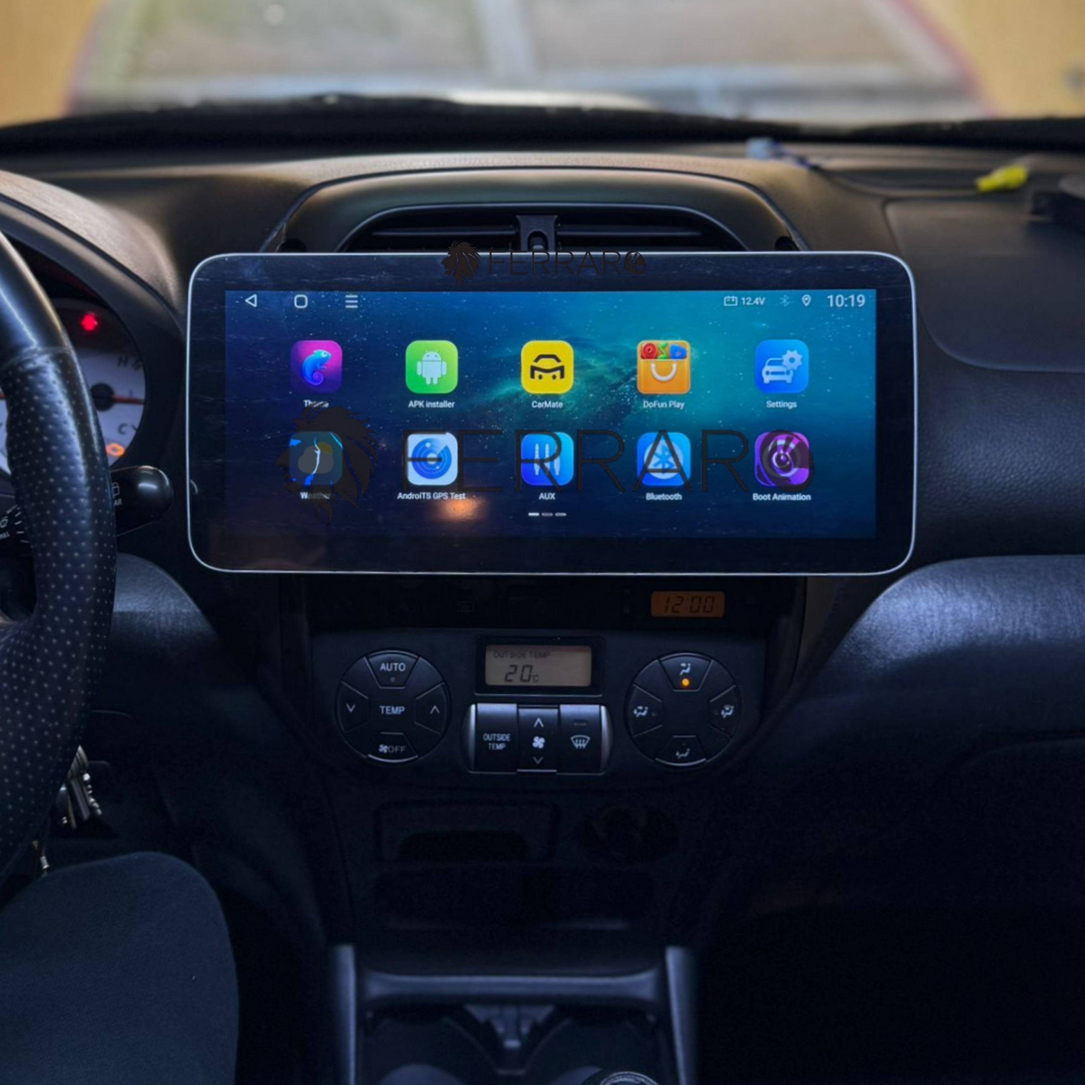 Autoradio per Toyota RAV4 12.3" | 2003-2005 | Android | Bluetooth | CarPlay | Android Auto | 4/64GB Ram