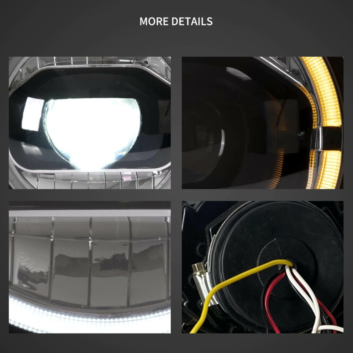 Fanali Anteriore Completo per Jeep Wrangler JK 3ª Serie (2007-2018) a LED