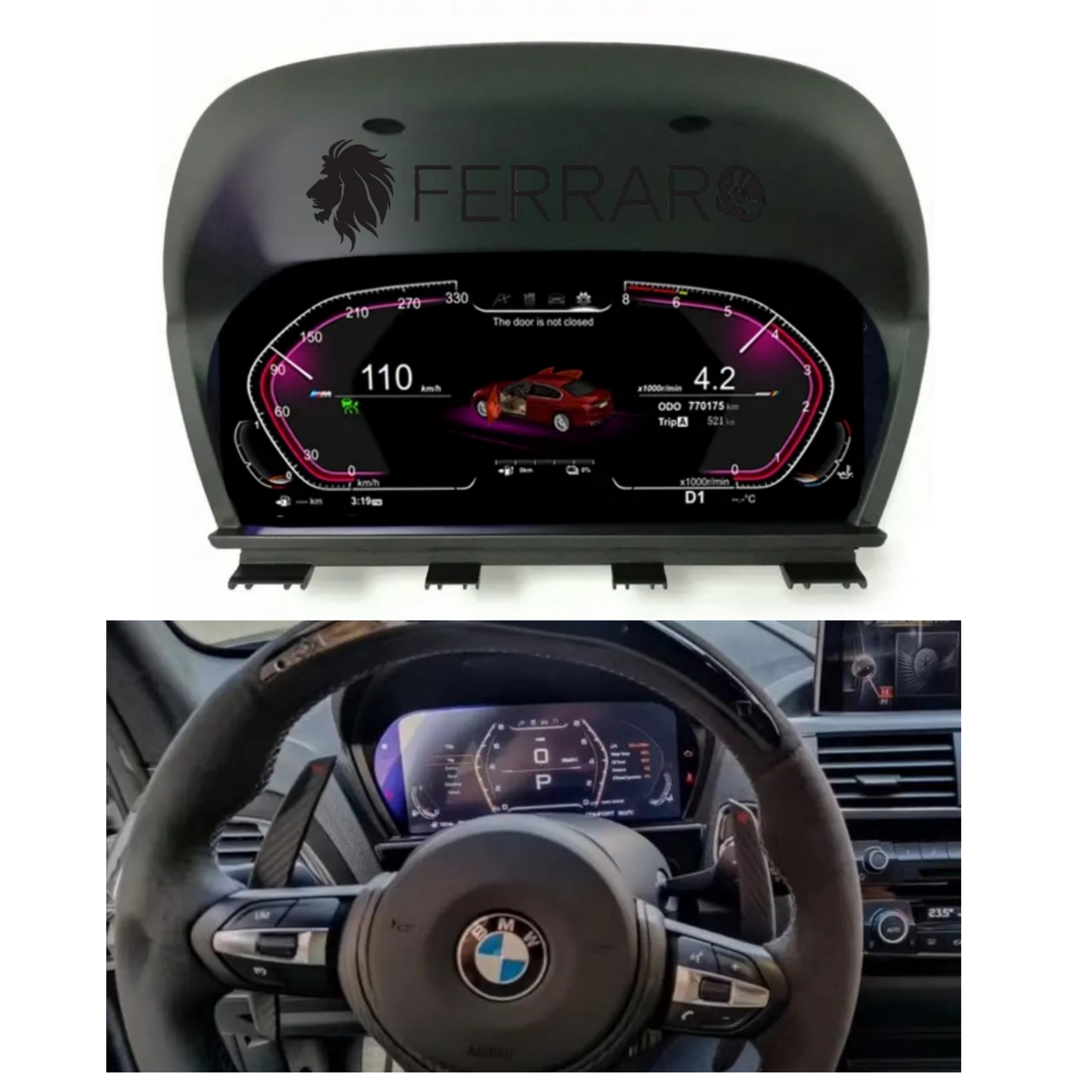 Virtual CockPit 12.3" | BMW F20, F22, X1 F48, F49, X2 F39 | HD Ultra