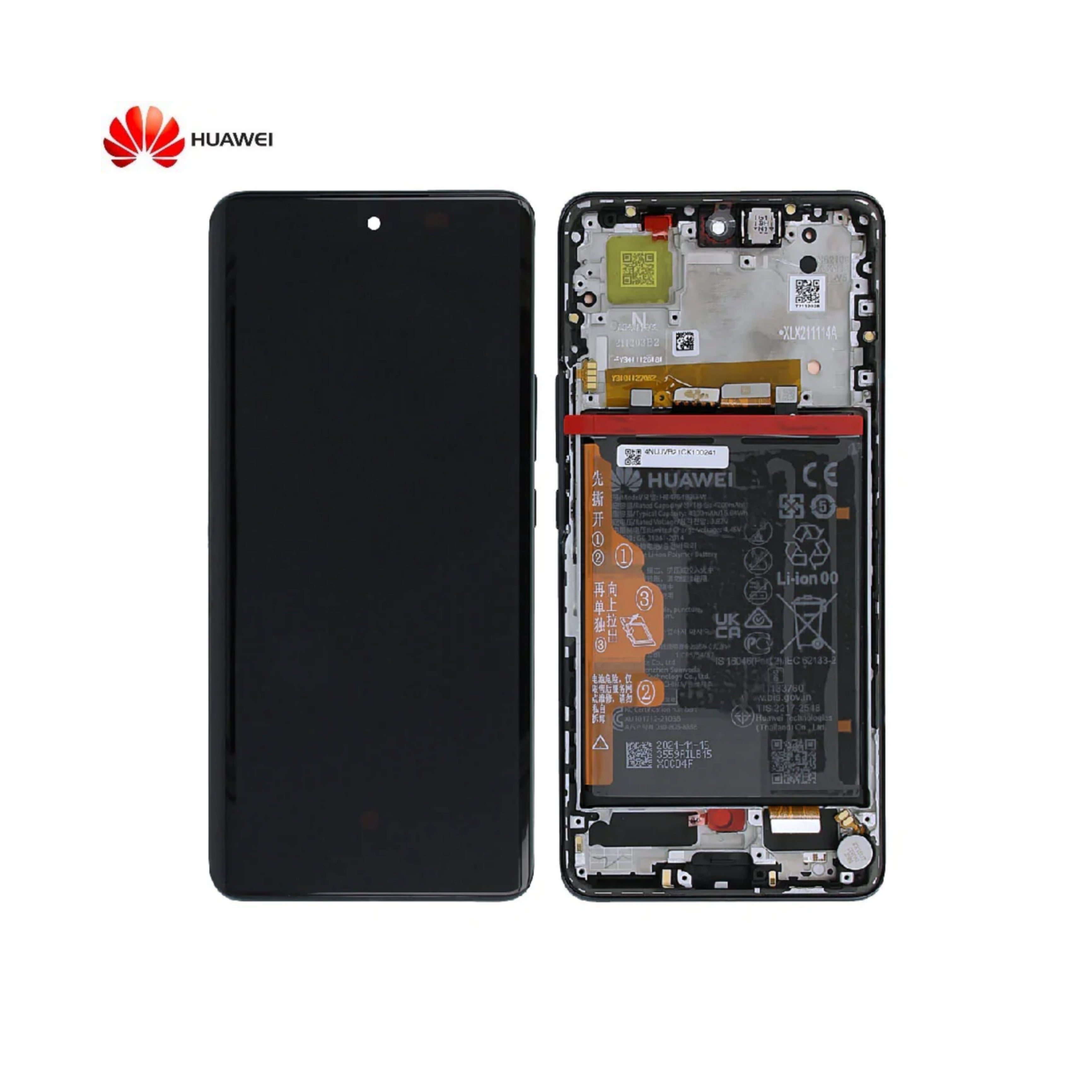 Huawei Display Originale | Nova 9 With Frame and Battery | Emerald Green